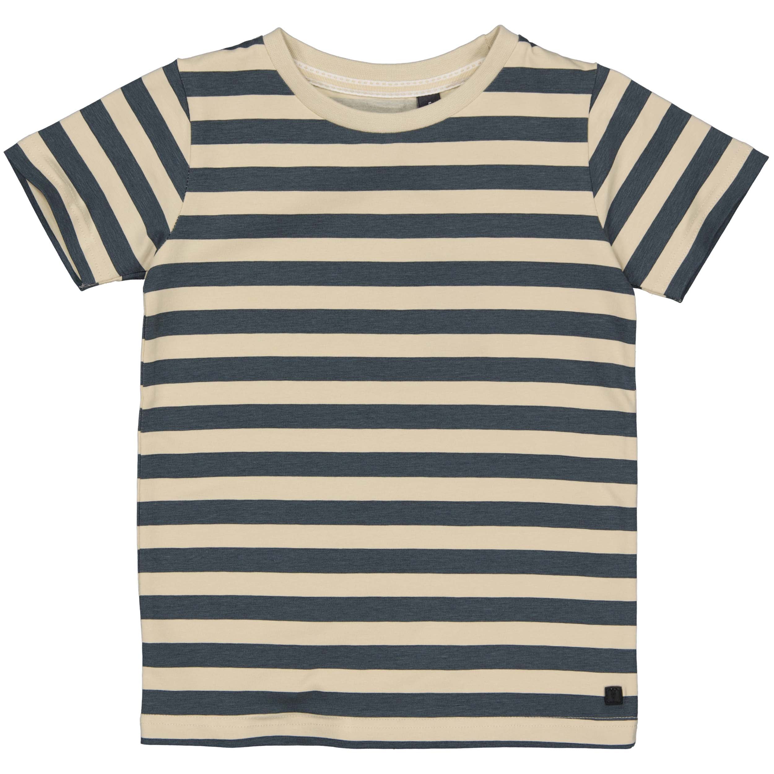 SHORTSLEEV | AOP Blue Stripe