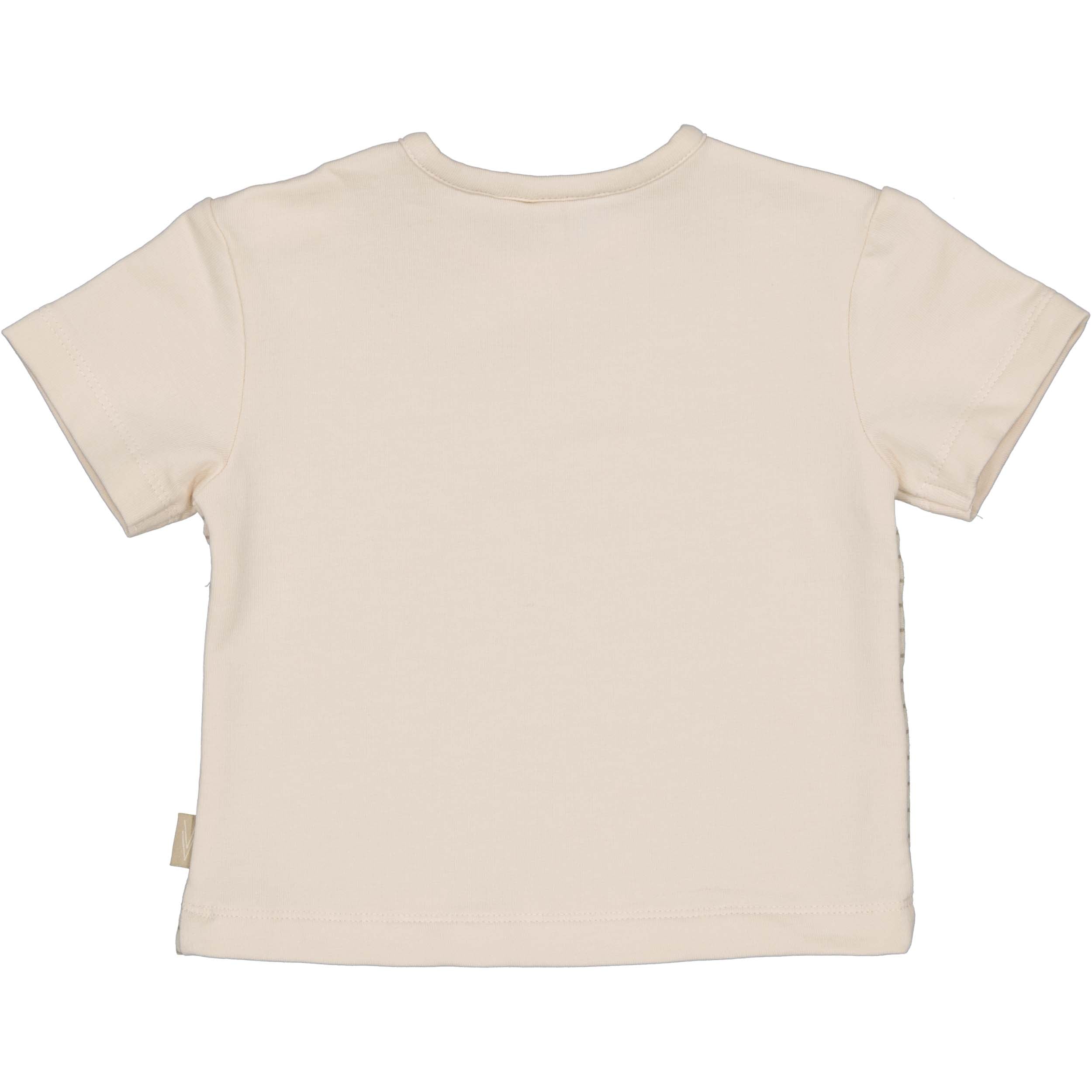 Shirt taupe gestreept | AOP Taupe Lines
