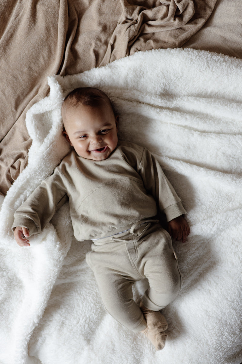 Joggingbroek beige | Beige