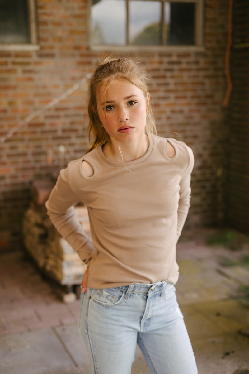 Shirt Bruin | Dark Taupe