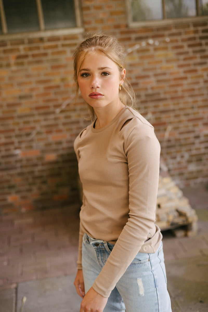 Shirt Bruin | Dark Taupe