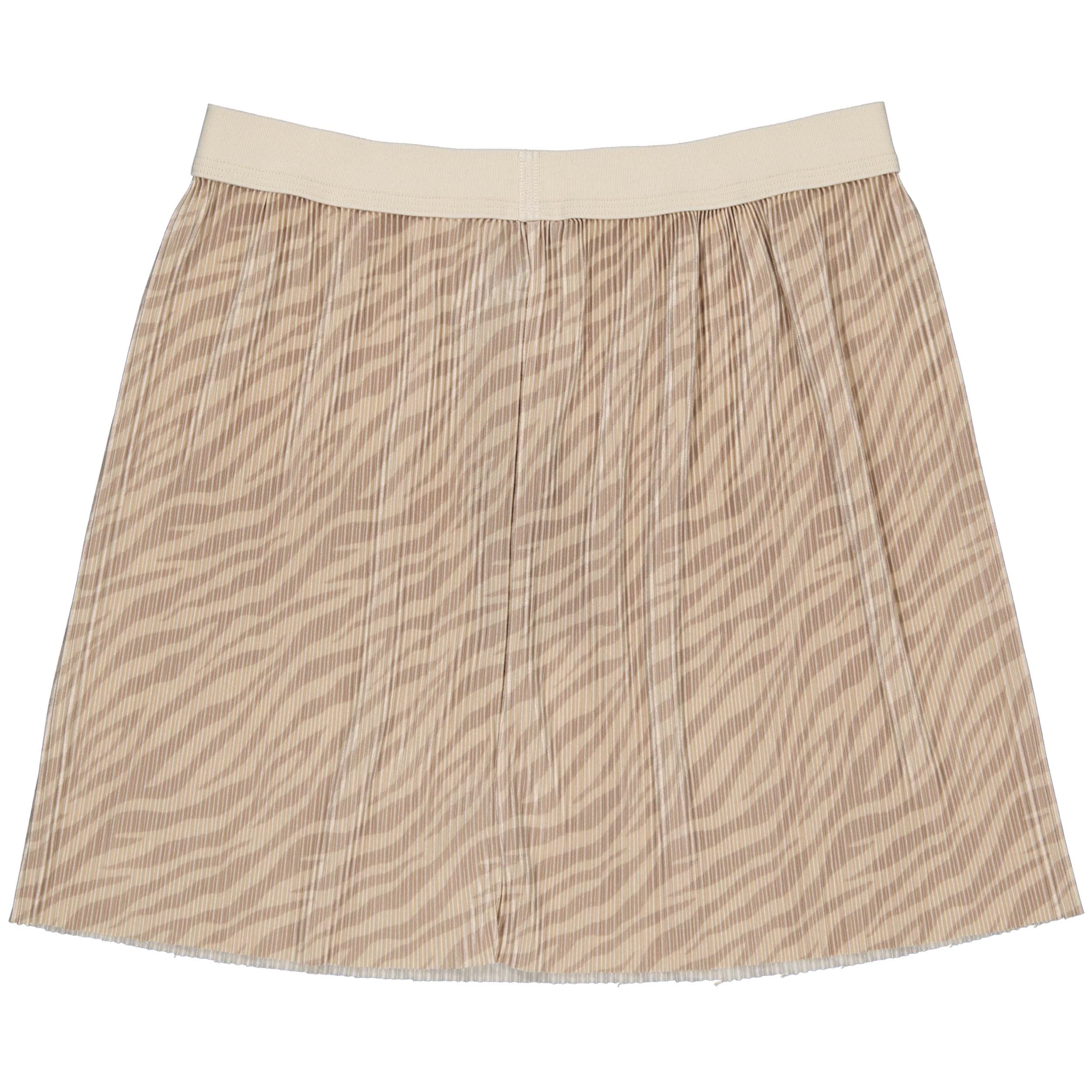 Skirt Cream Zebra print | AOP Sand Animal