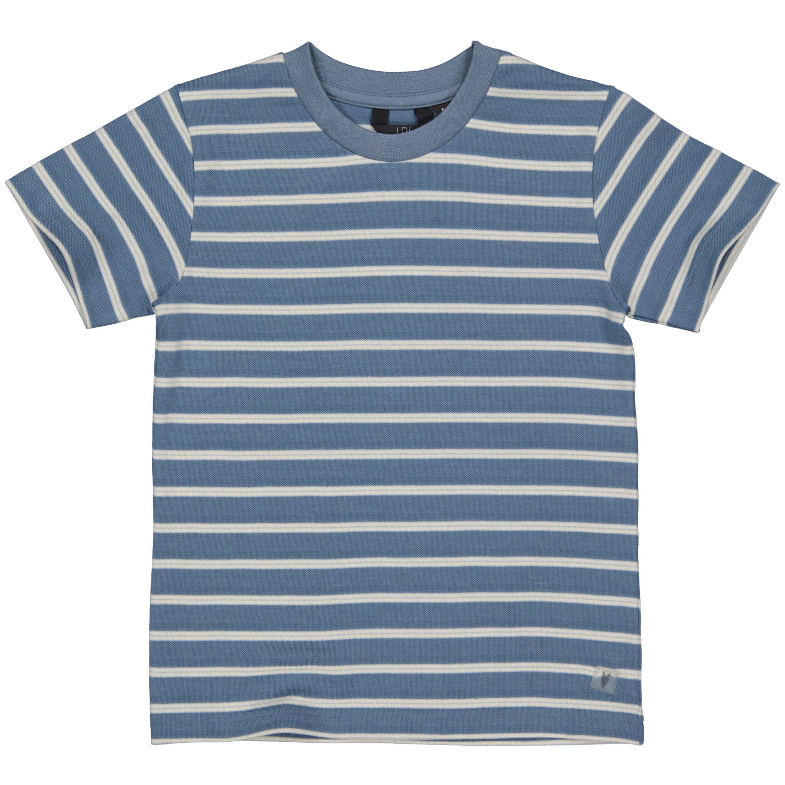 Shirt Blauw met witte strepen | AOP Sand Stripe