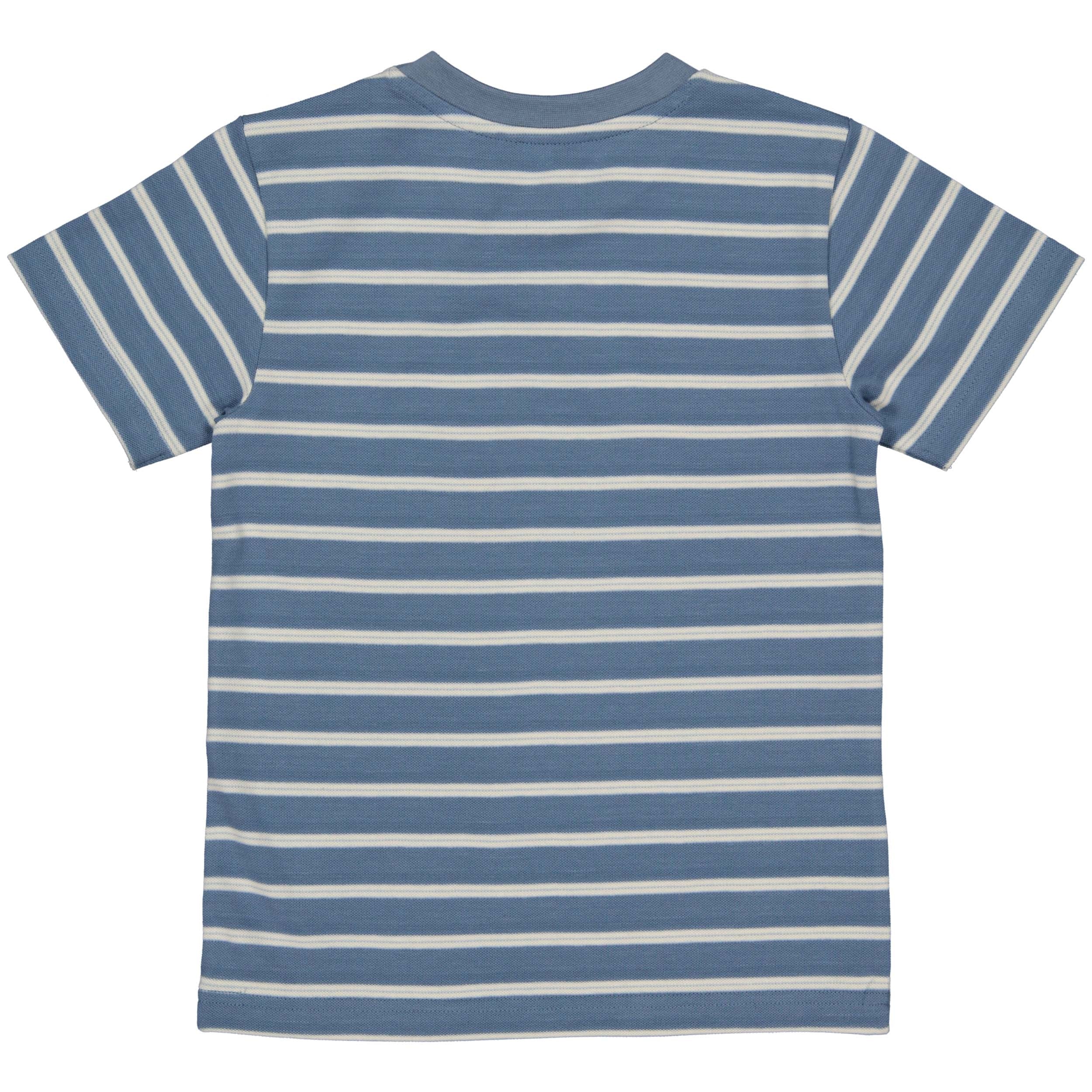 Shirt Blauw met witte strepen | AOP Sand Stripe