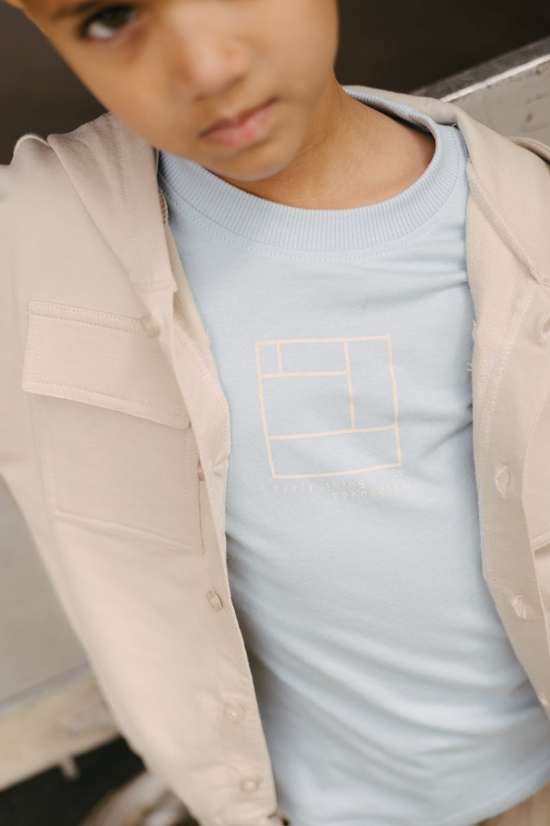Shirt Blauw | Sky Blue
