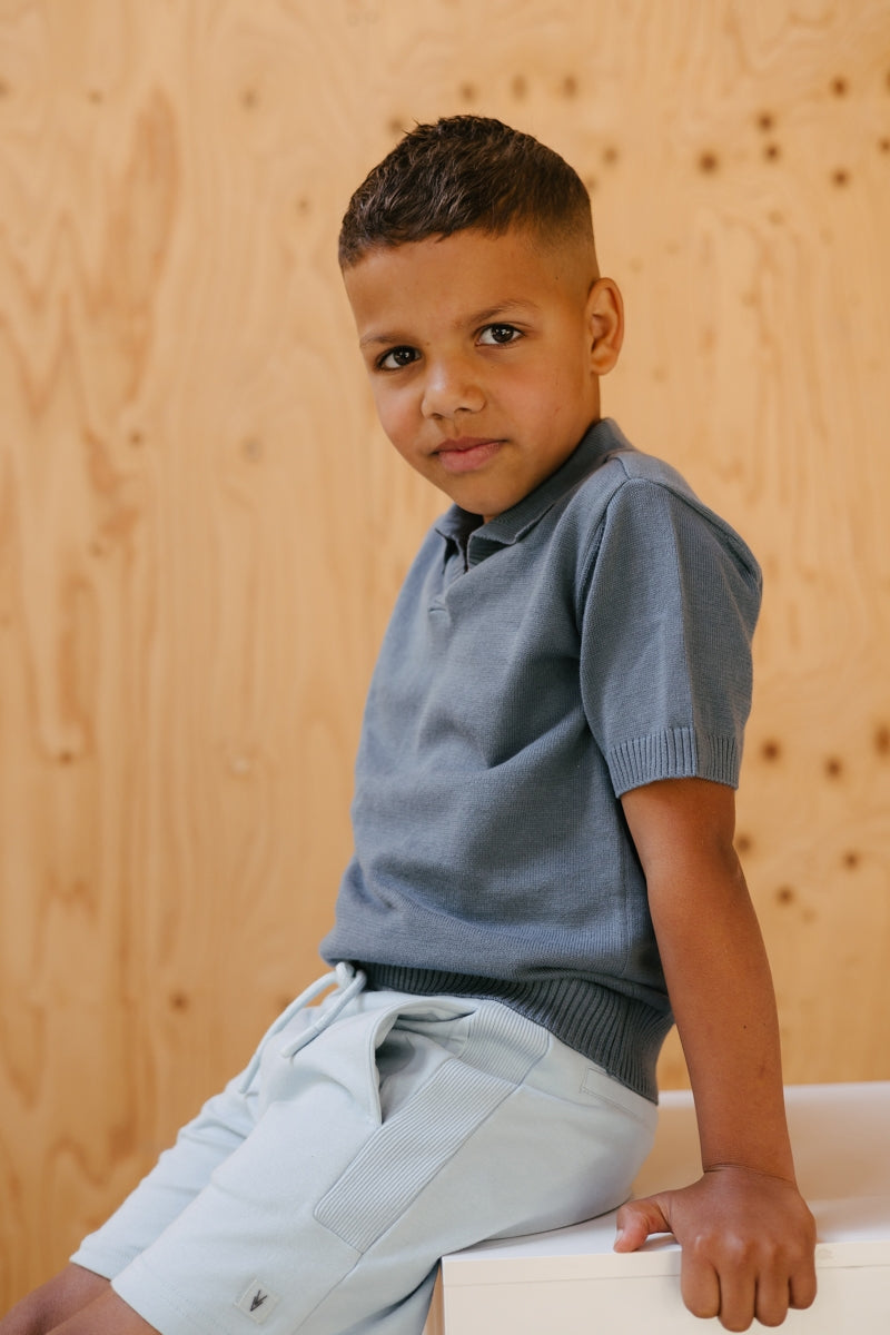 Shirt Blauw | Mid Blue