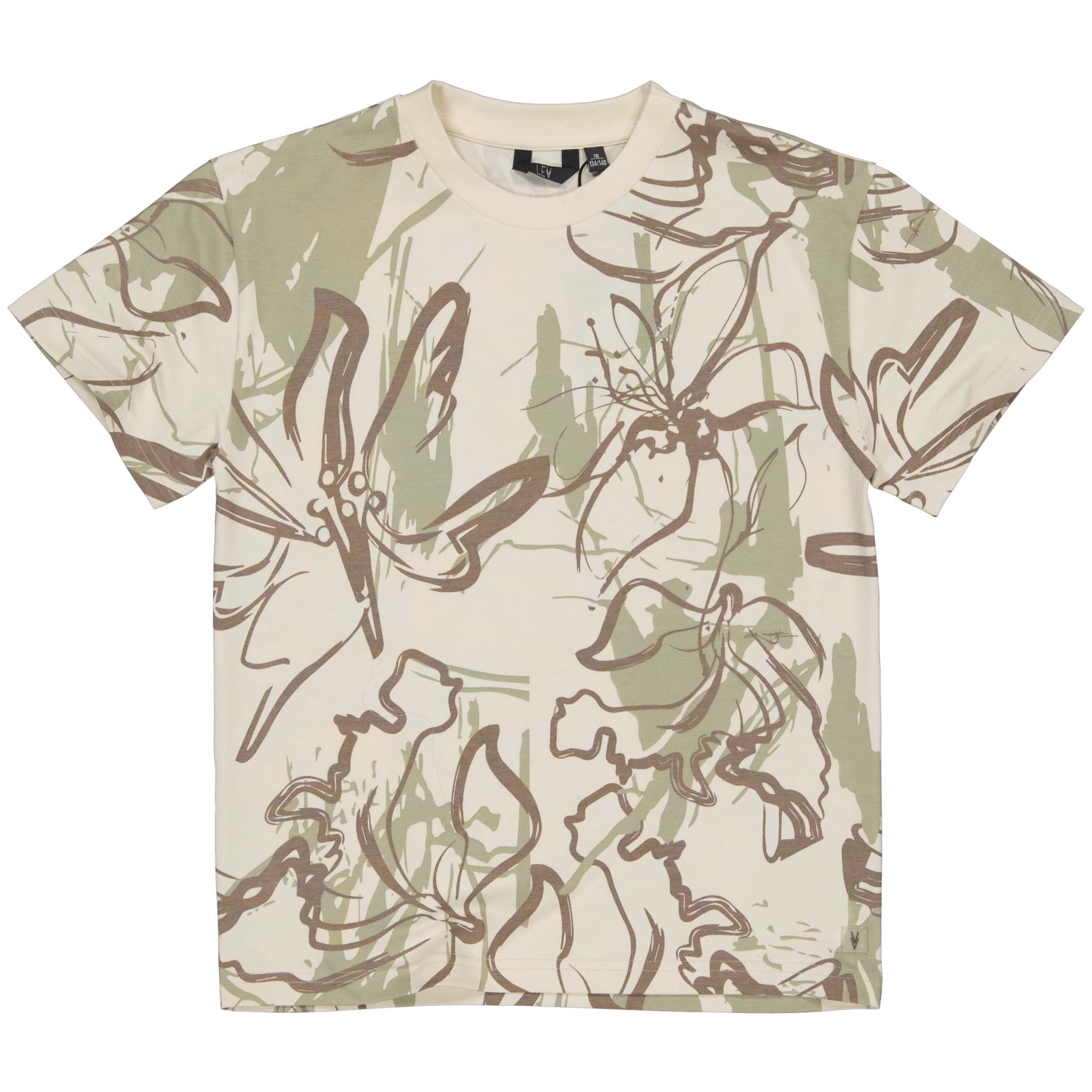 Shirt Créme | AOP Cream Shapes