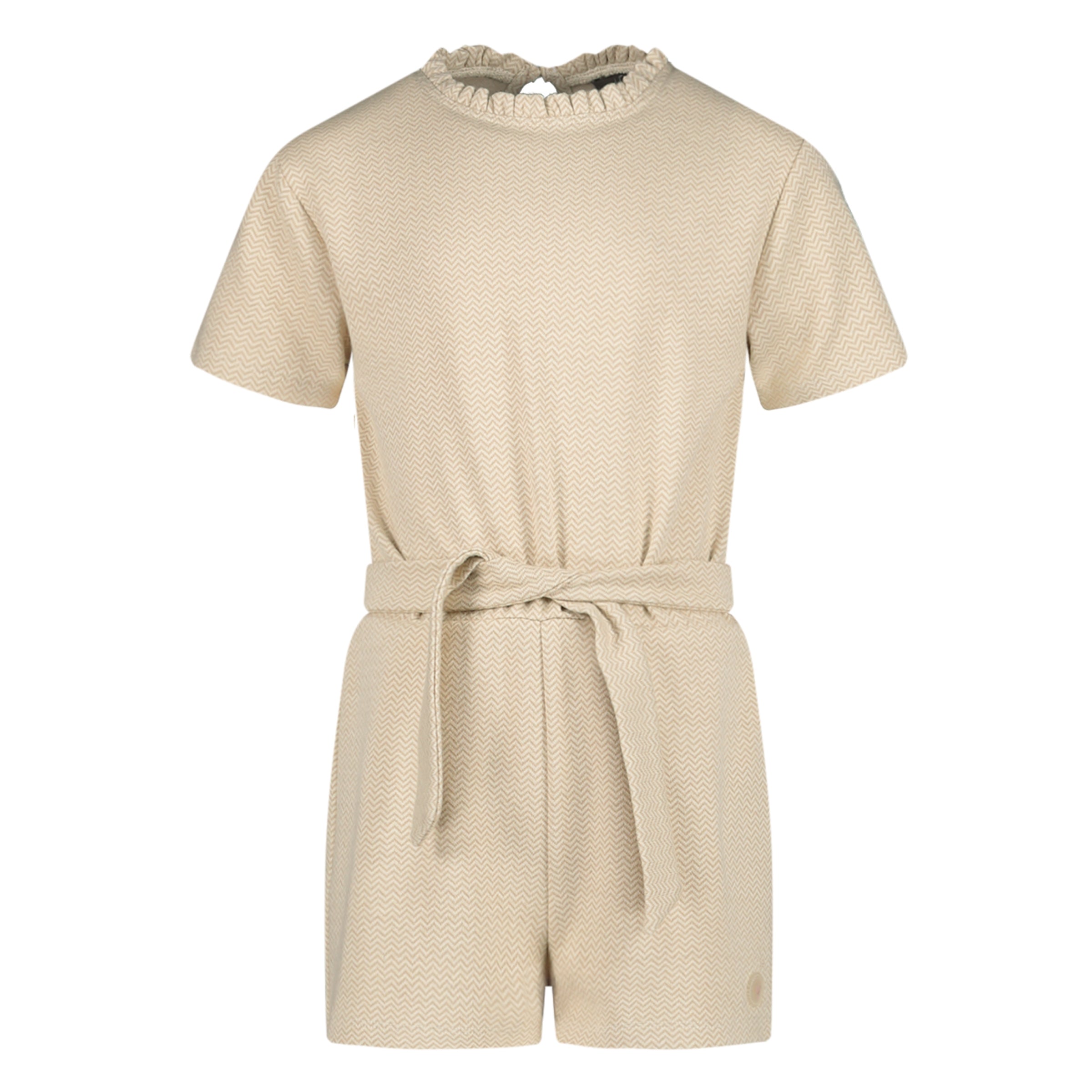 Broek Beige | AOP Taupe Graphic