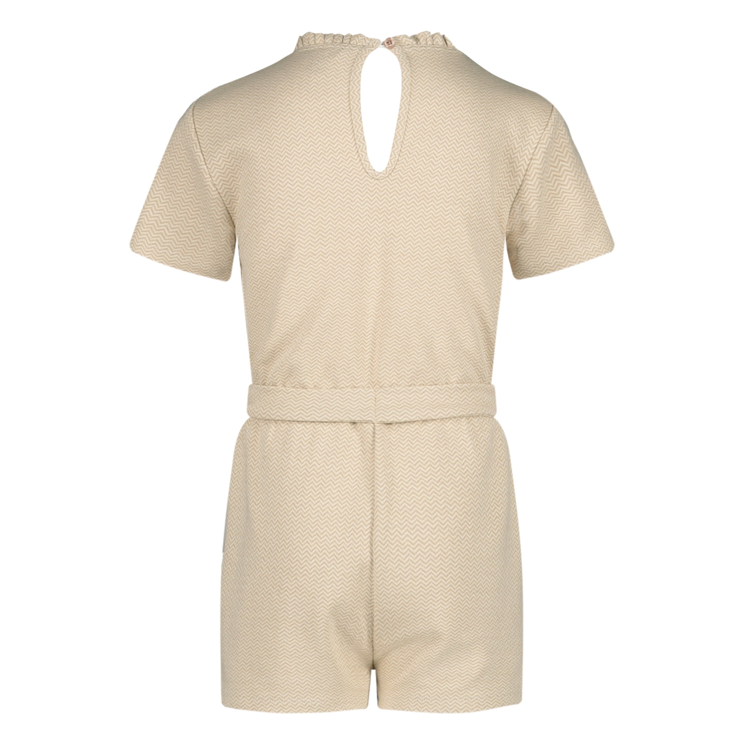 Broek Beige | AOP Taupe Graphic