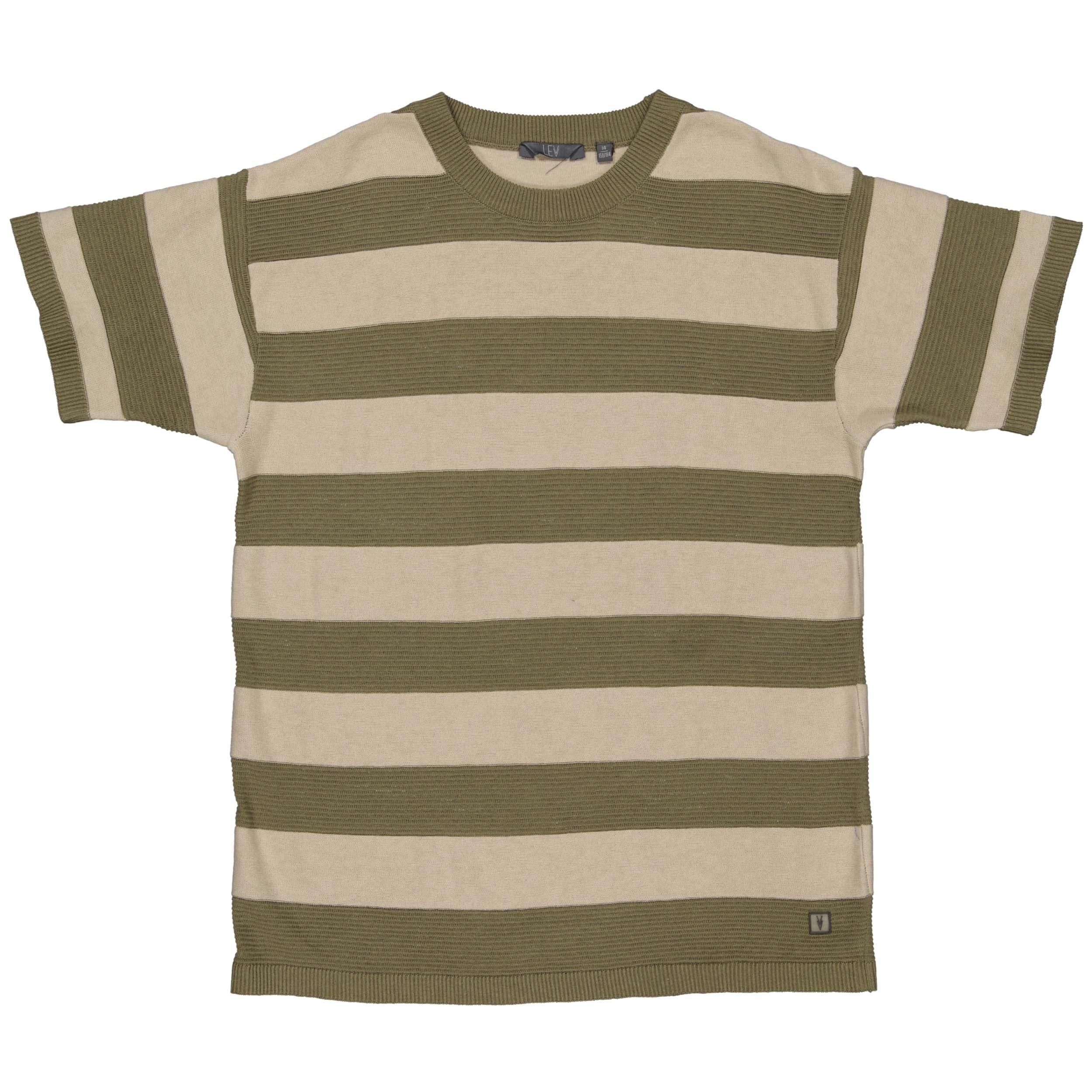 Shirt Groen | AOP Green Stripe