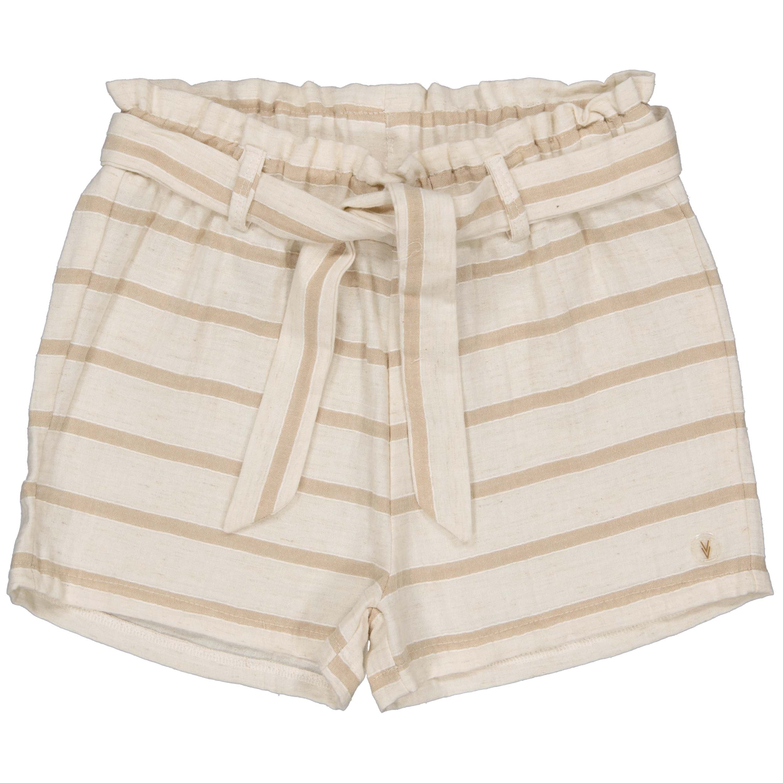 Broek Beige | AOP Taupe Stripe