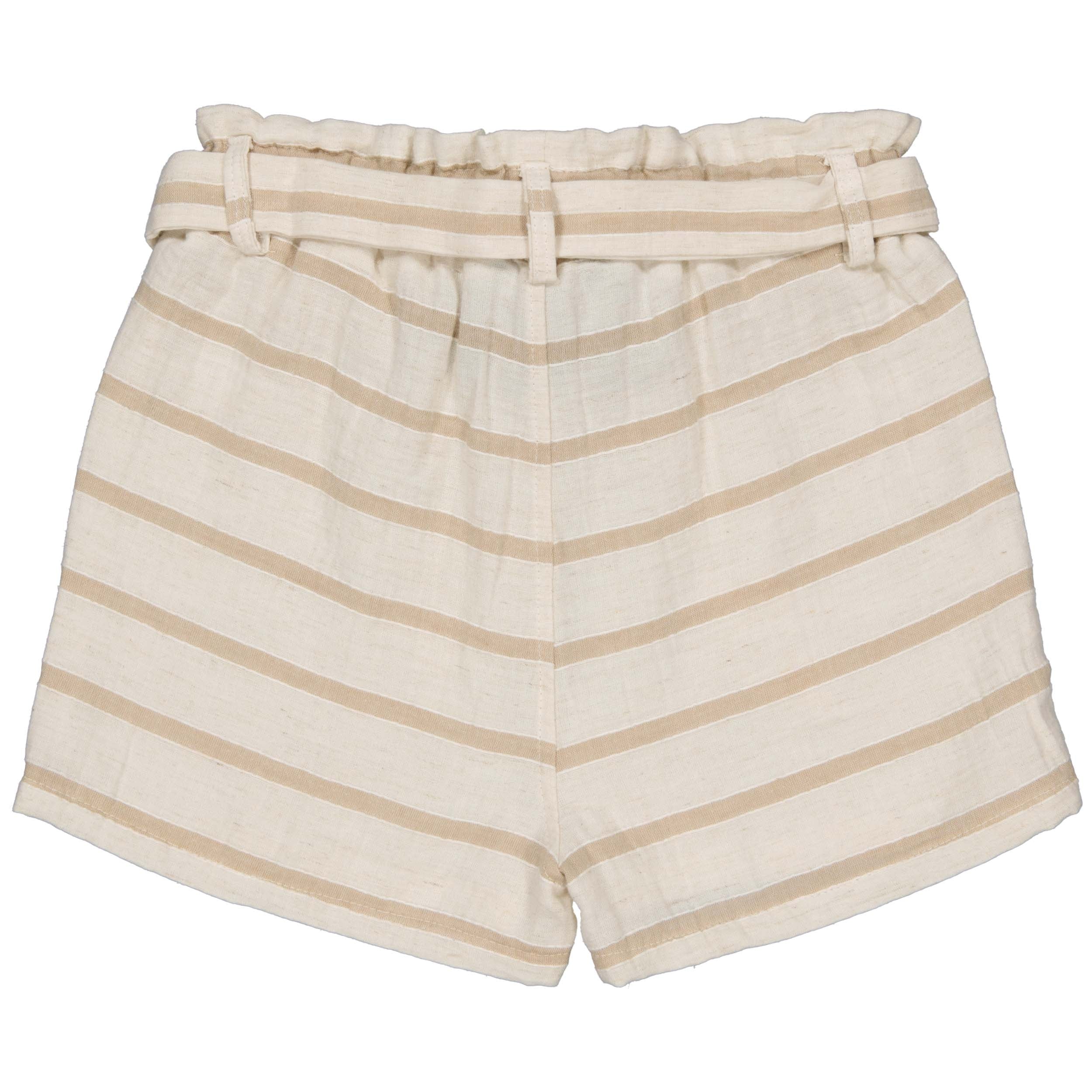 Broek Beige | AOP Taupe Stripe