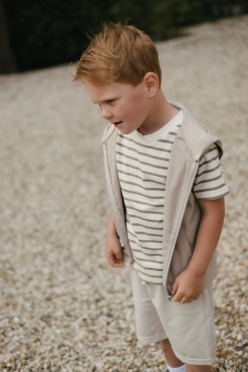 Shirt Créme | AOP Cream Stripes