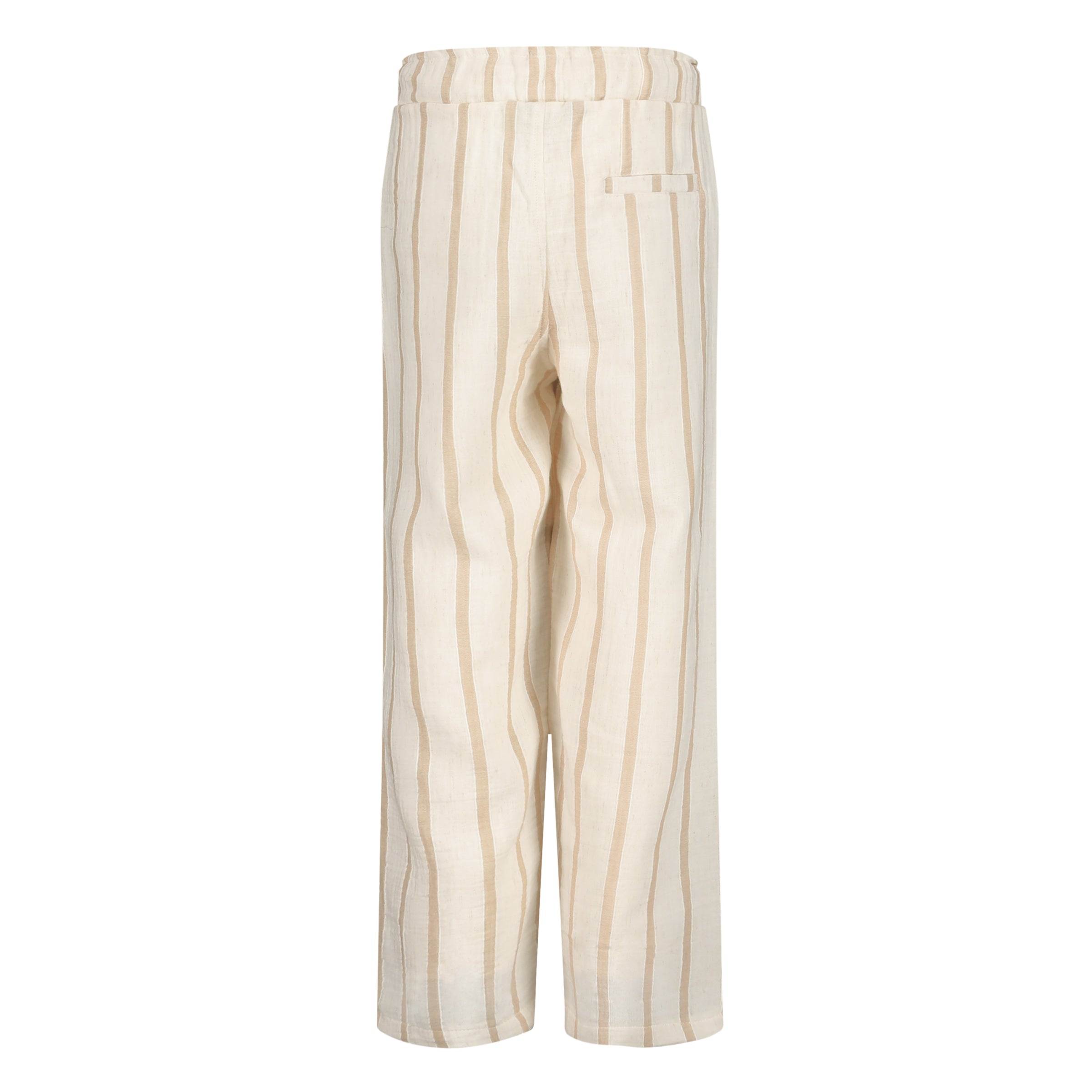 Broek Beige | AOP Taupe Stripe