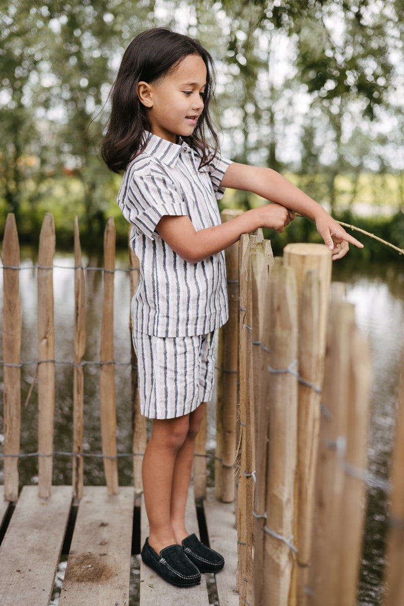 Broek Grijs | AOP Grey Stripe