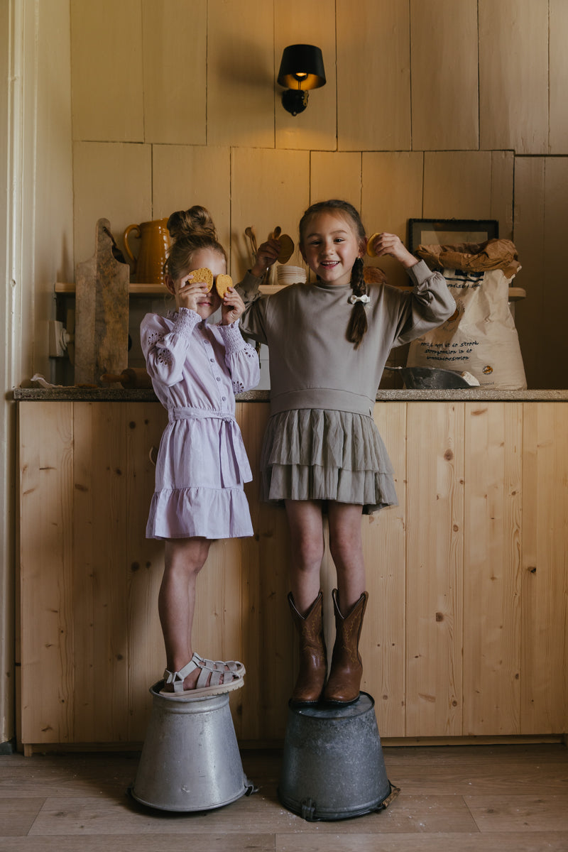 Jurk taupe | Dark Taupe