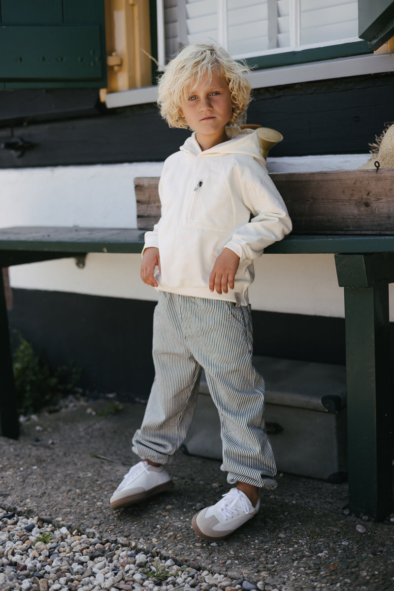 Hoodiesweater witcrème | White Cream