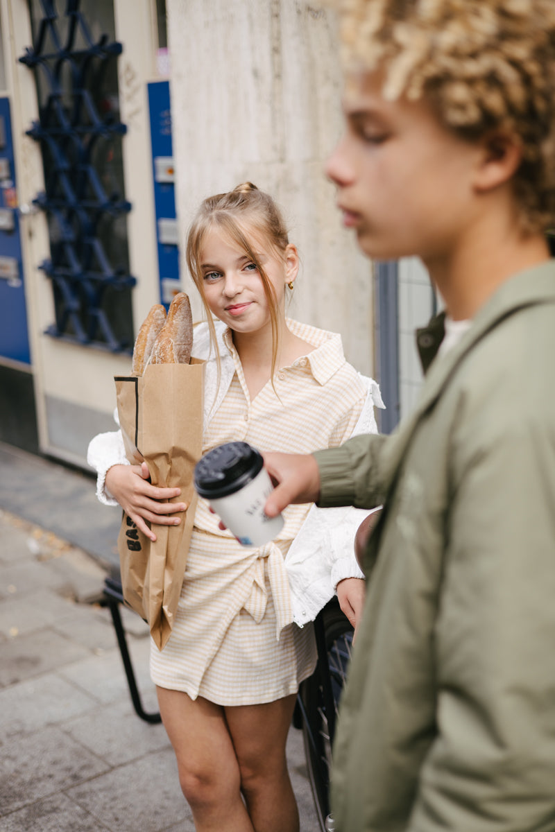 Rok geruit | AOP Yellow Check