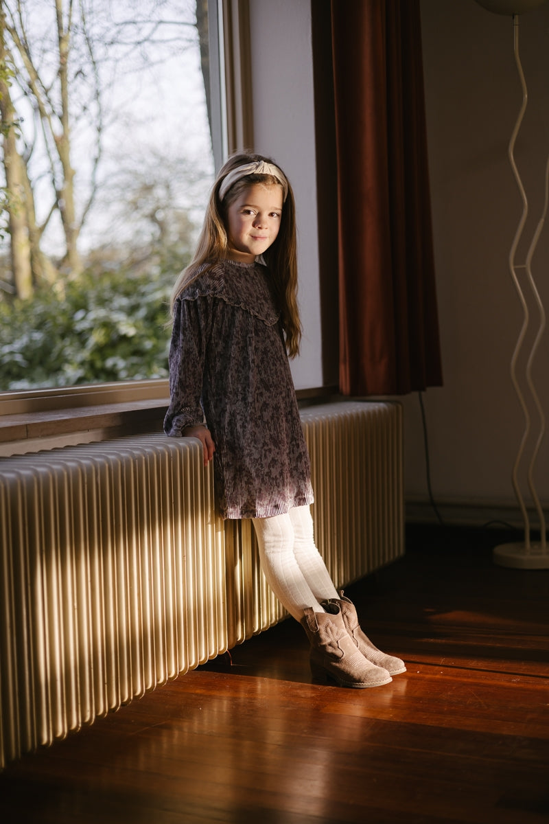 DRESS | Soft Grey Flower
