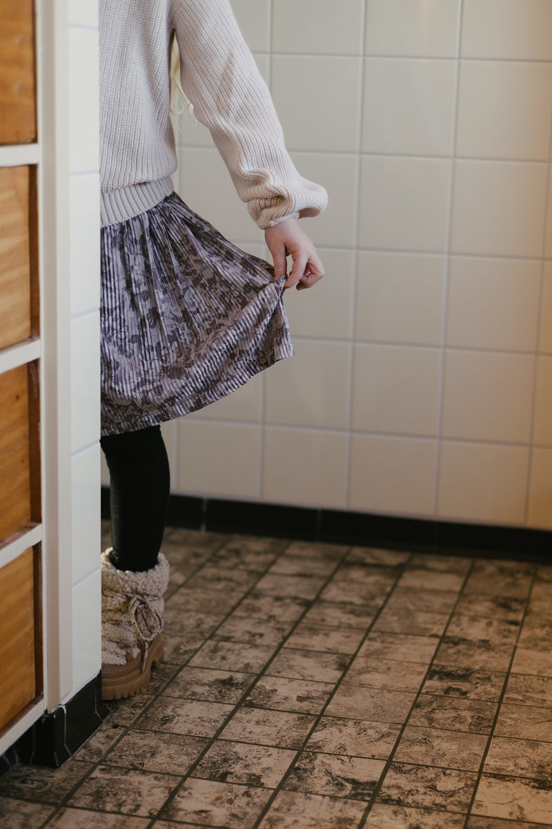 SKIRTS | Soft Grey Flower