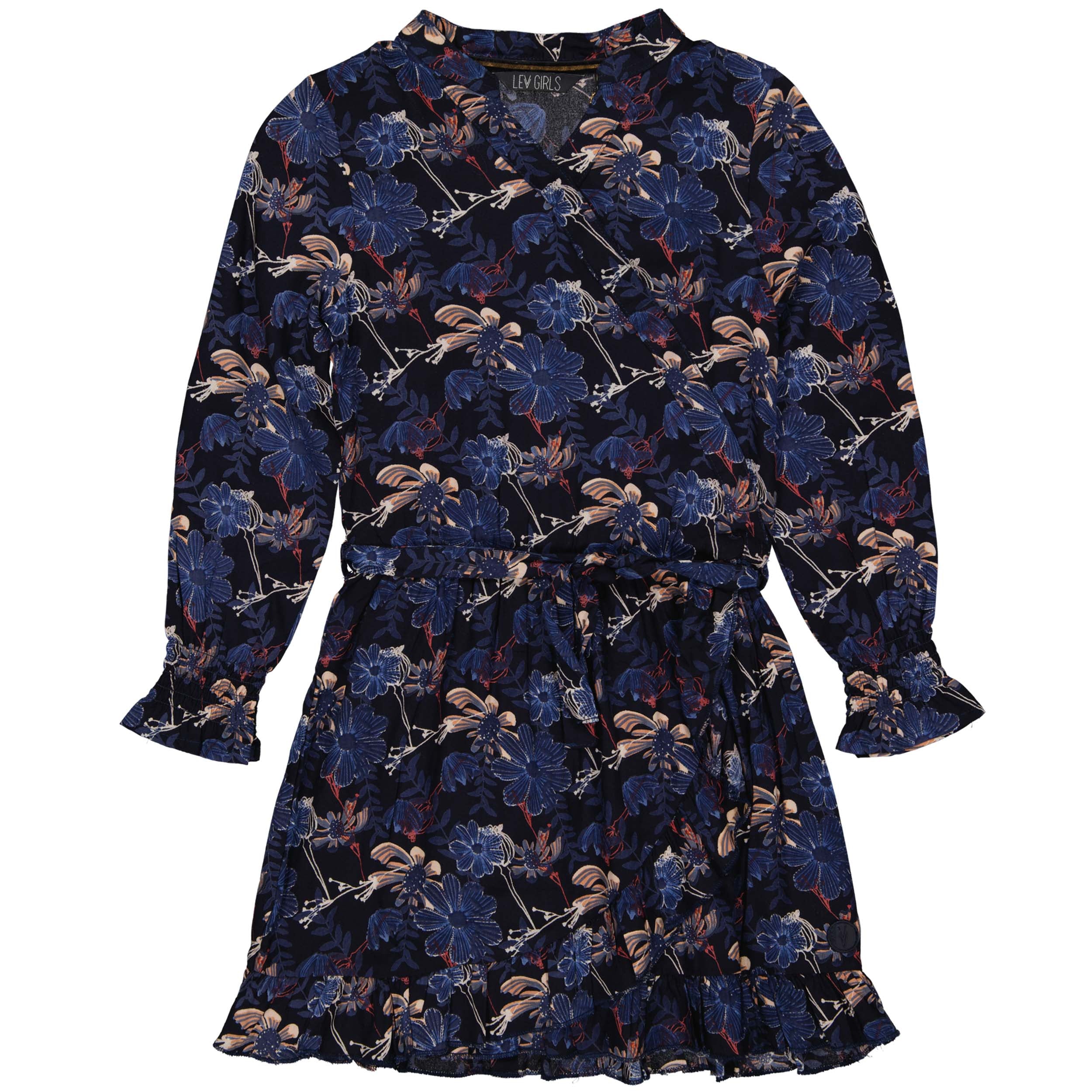 DRESS | AOP Blue Flower