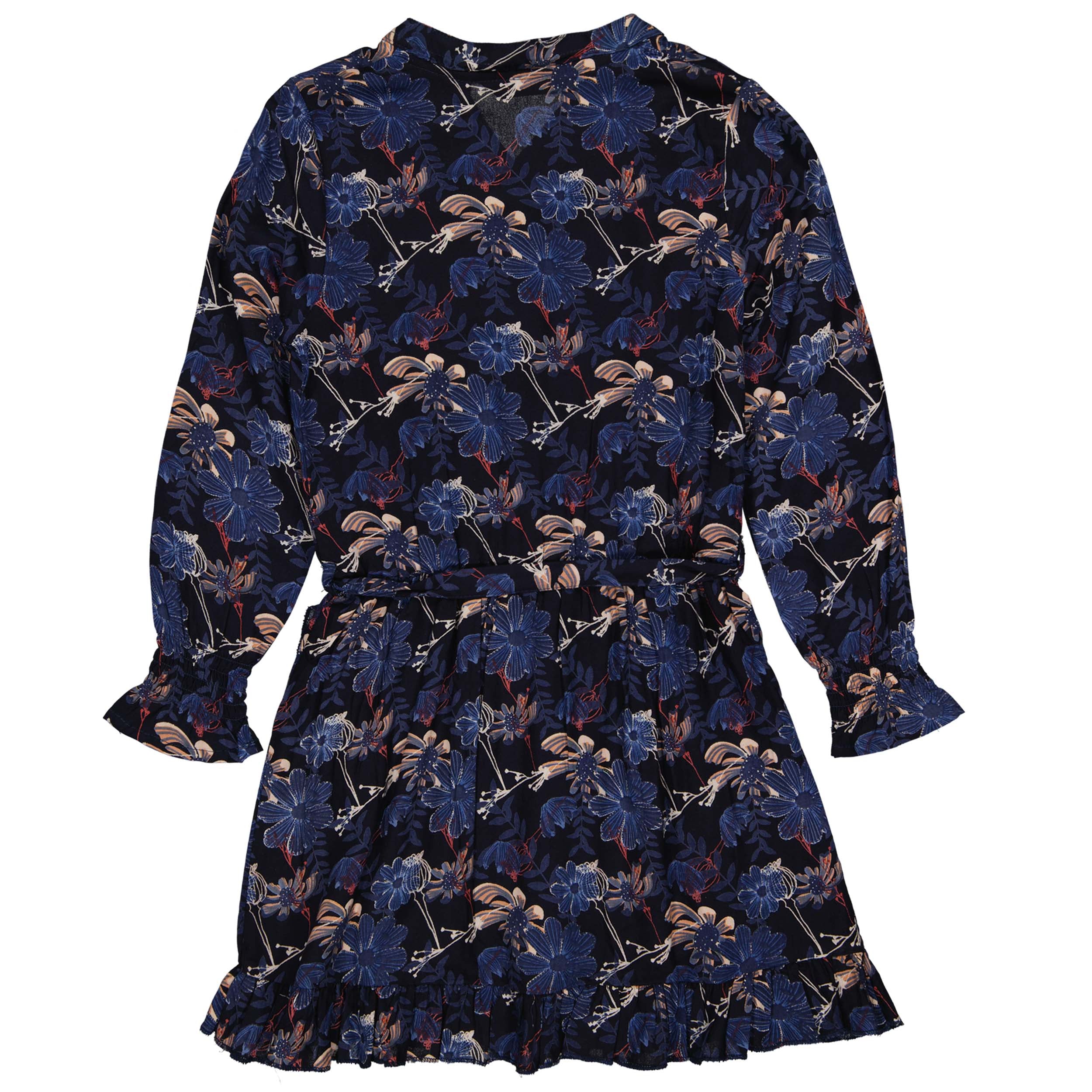 DRESS | AOP Blue Flower