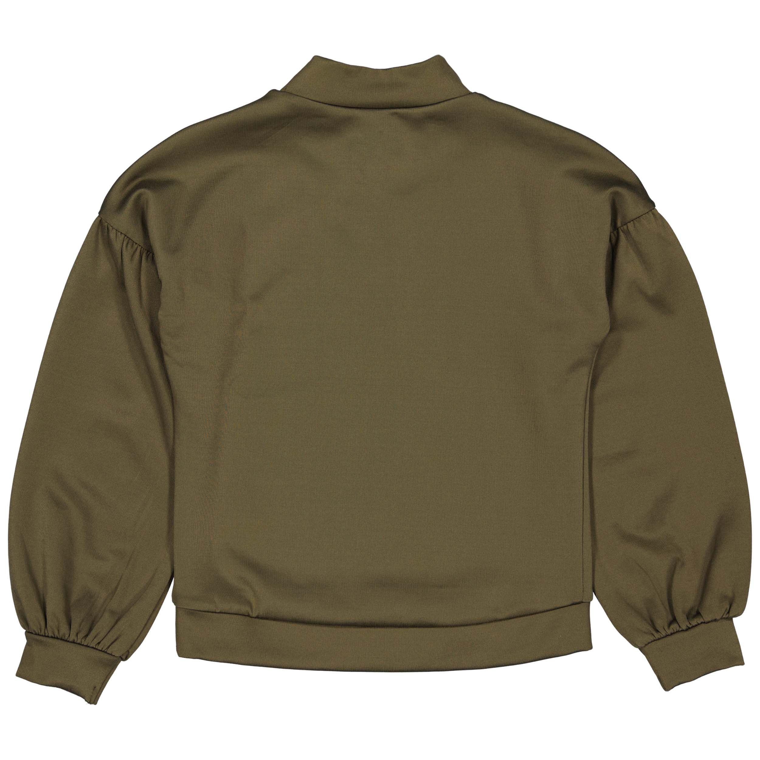 SWEATER | AOP Green Leaves