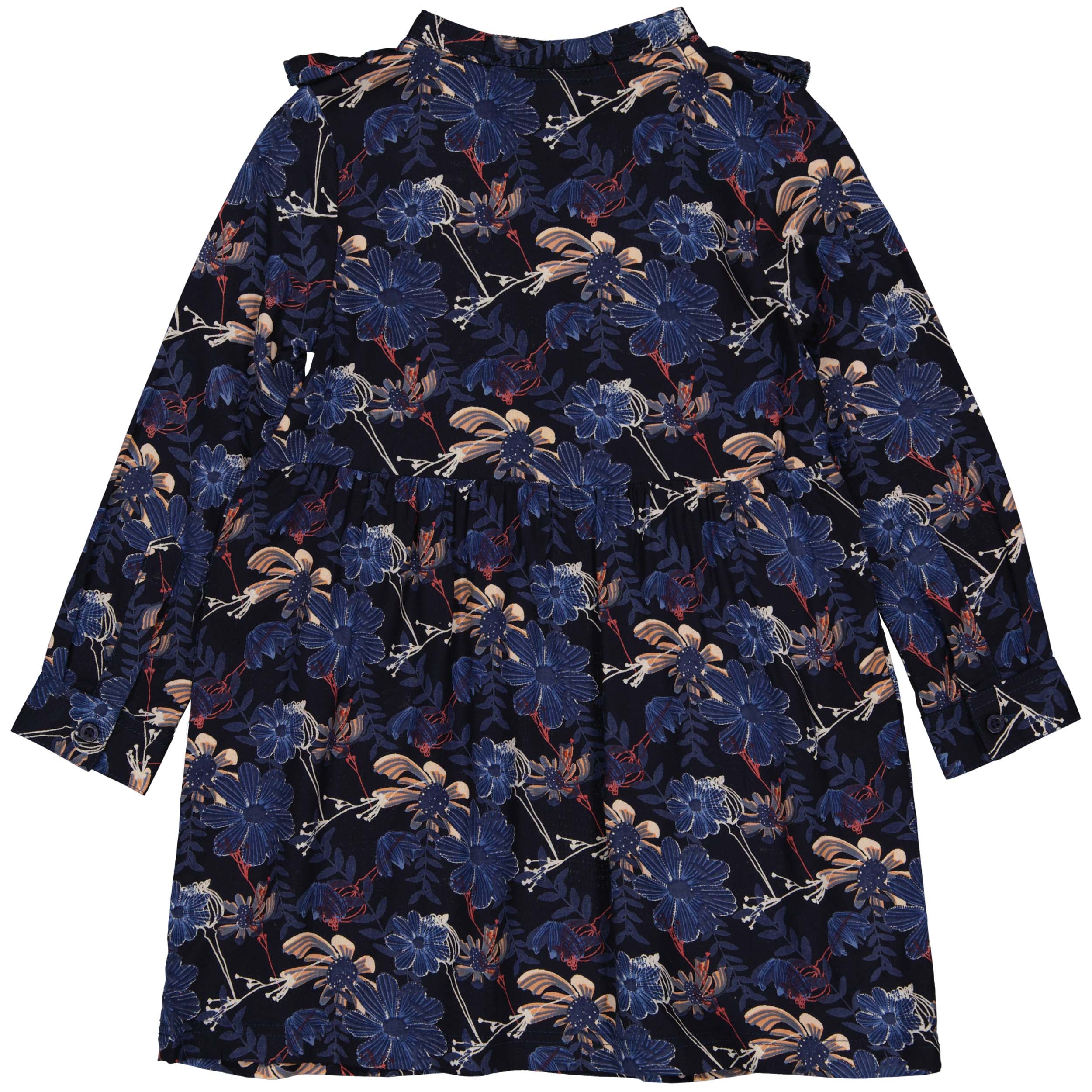 DRESS | AOP Blue Flower