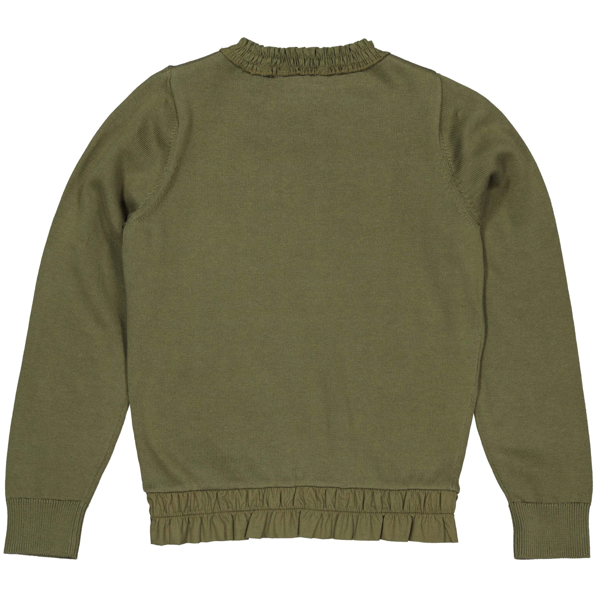 PULLOVER | AOP Green Flower