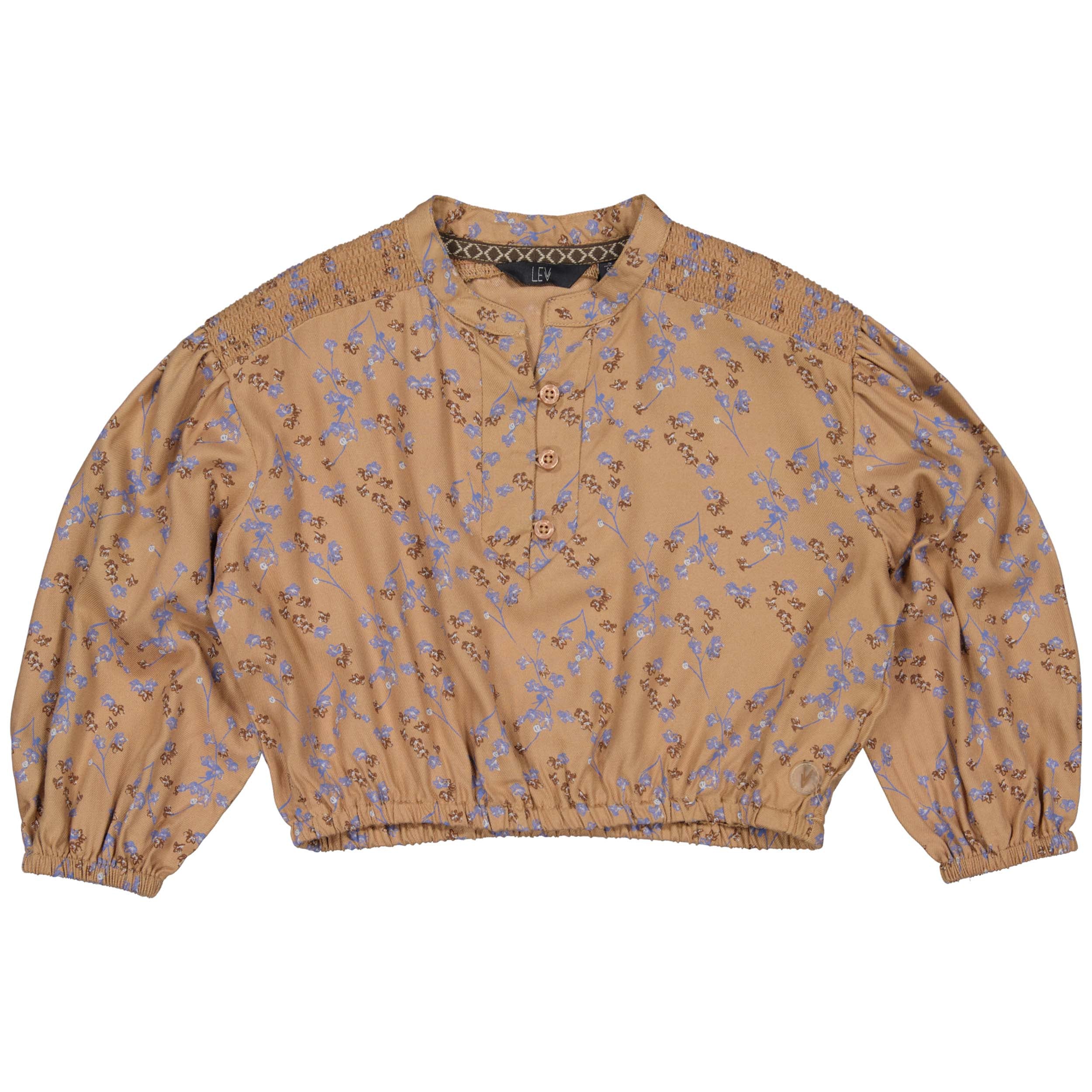 BLOUSE | AOP Blue Flower