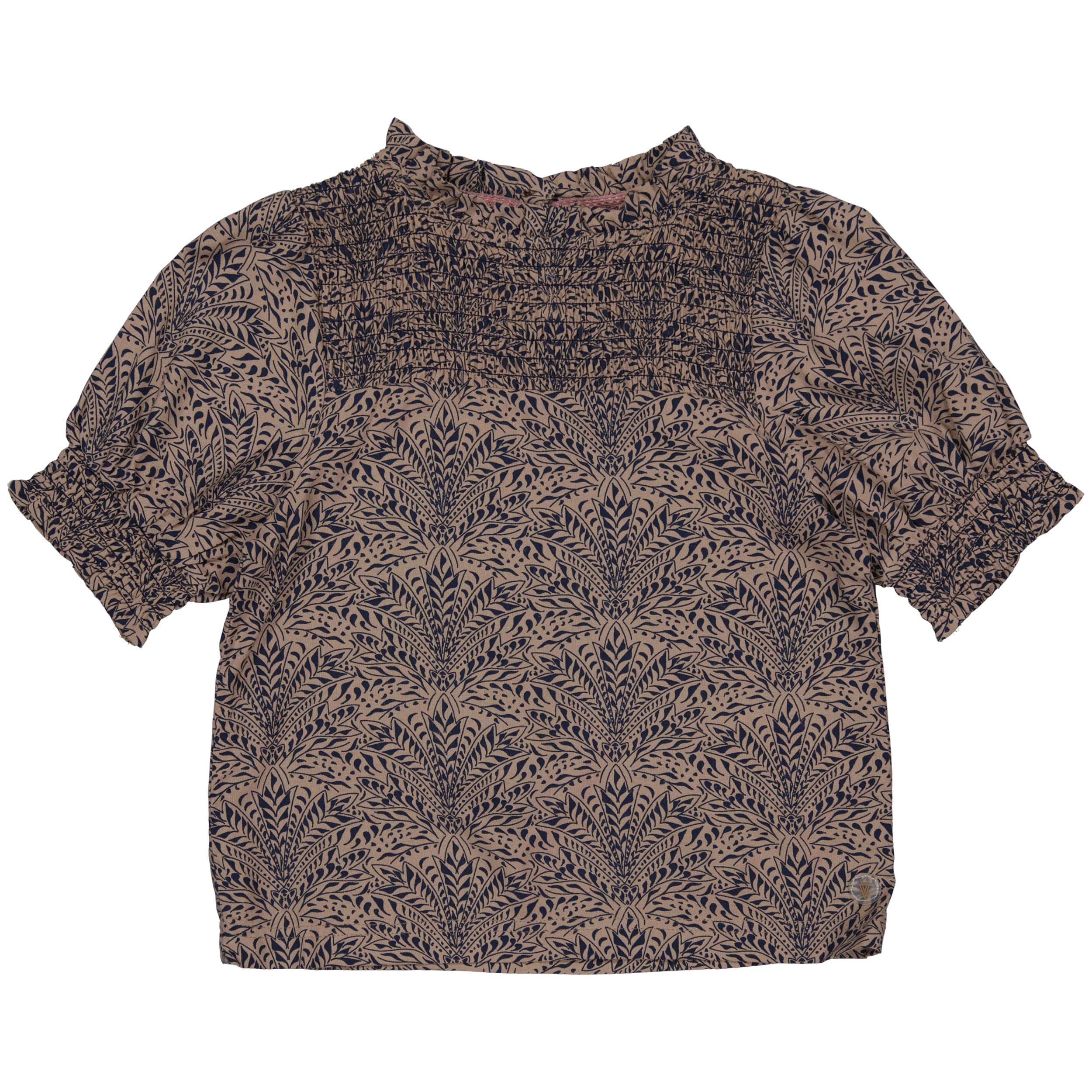 Top | AOP Taupe Graphic