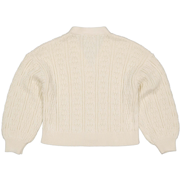 Knitted Cardigan | Ivory White