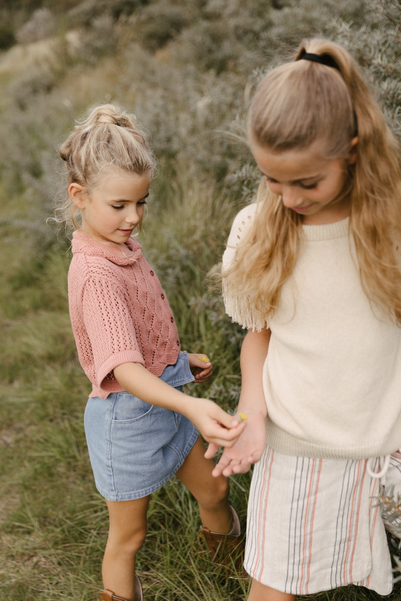 Denim Skirt | Light Blue