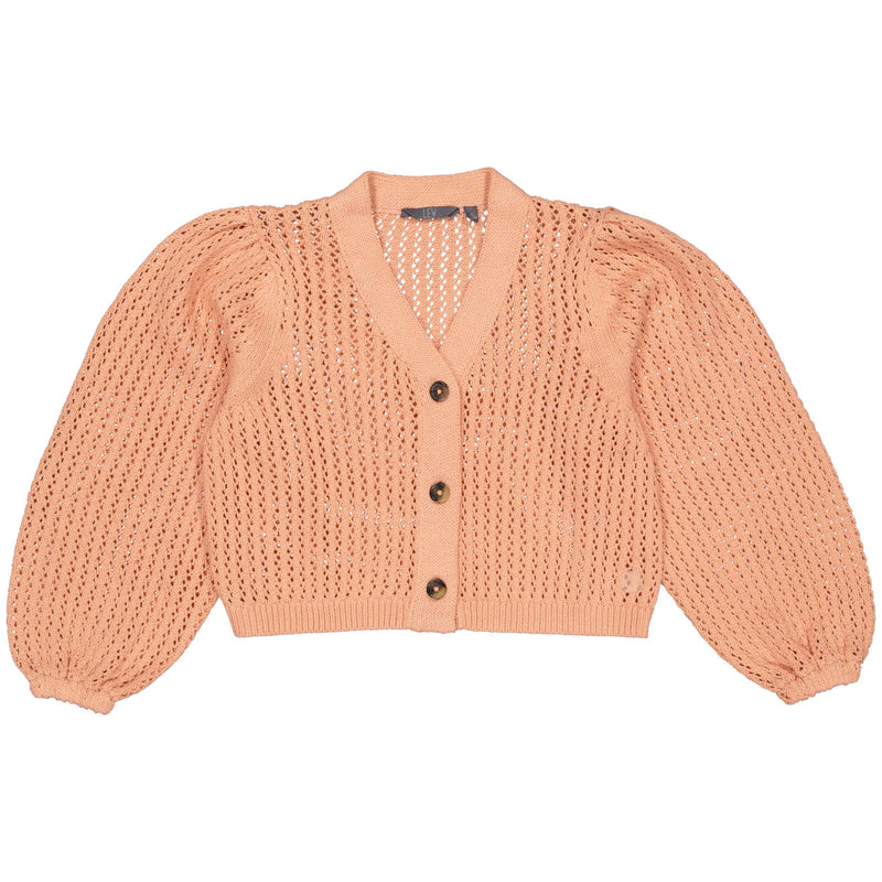 Knitted Cardigan | Soft Coral