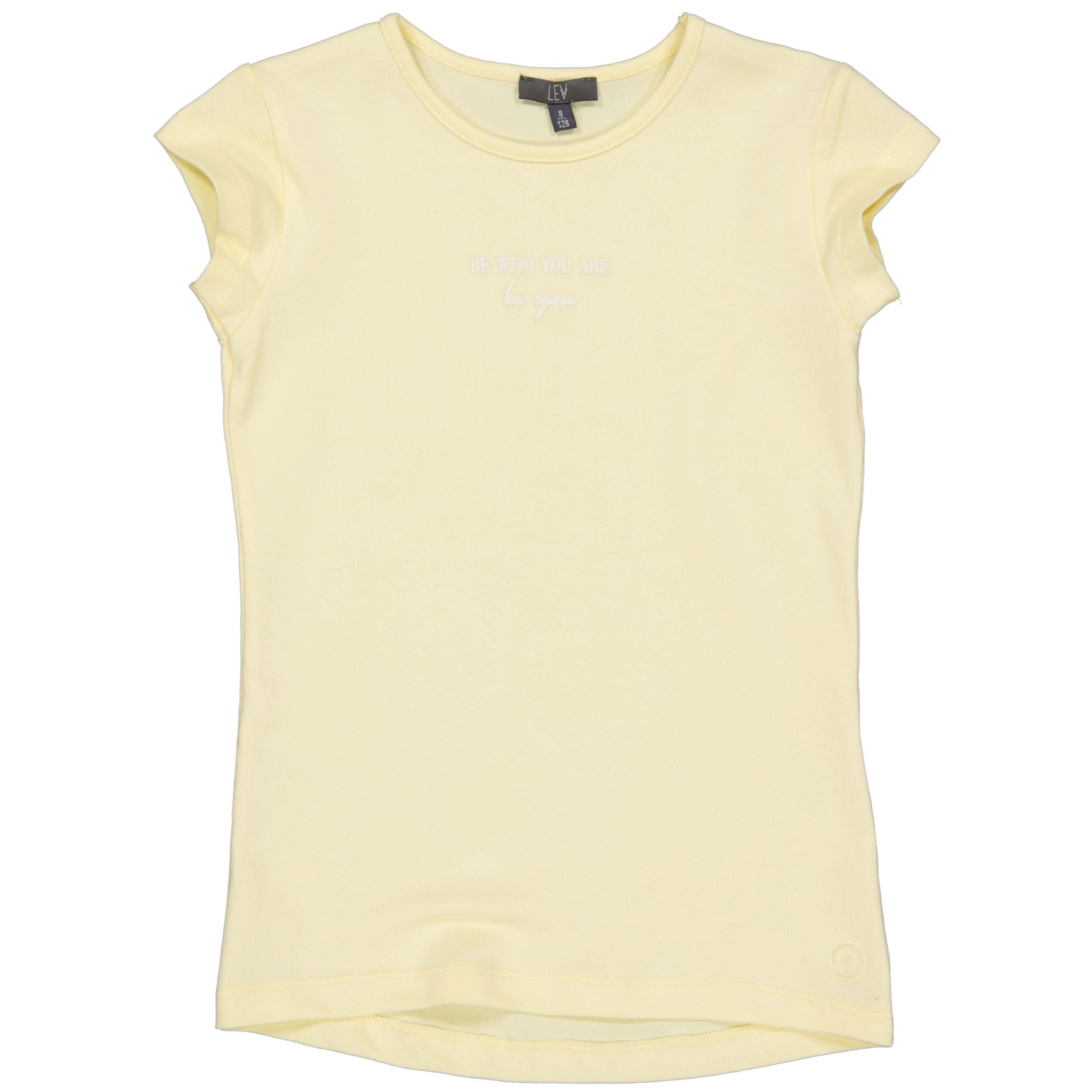 SHORTSLEEV | Soft Yellow