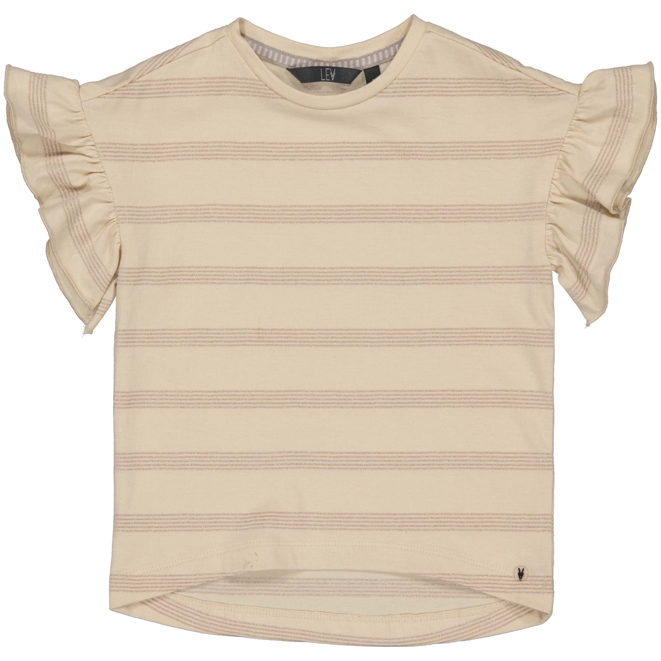 SHORTSLEEV | AOP White Stripe