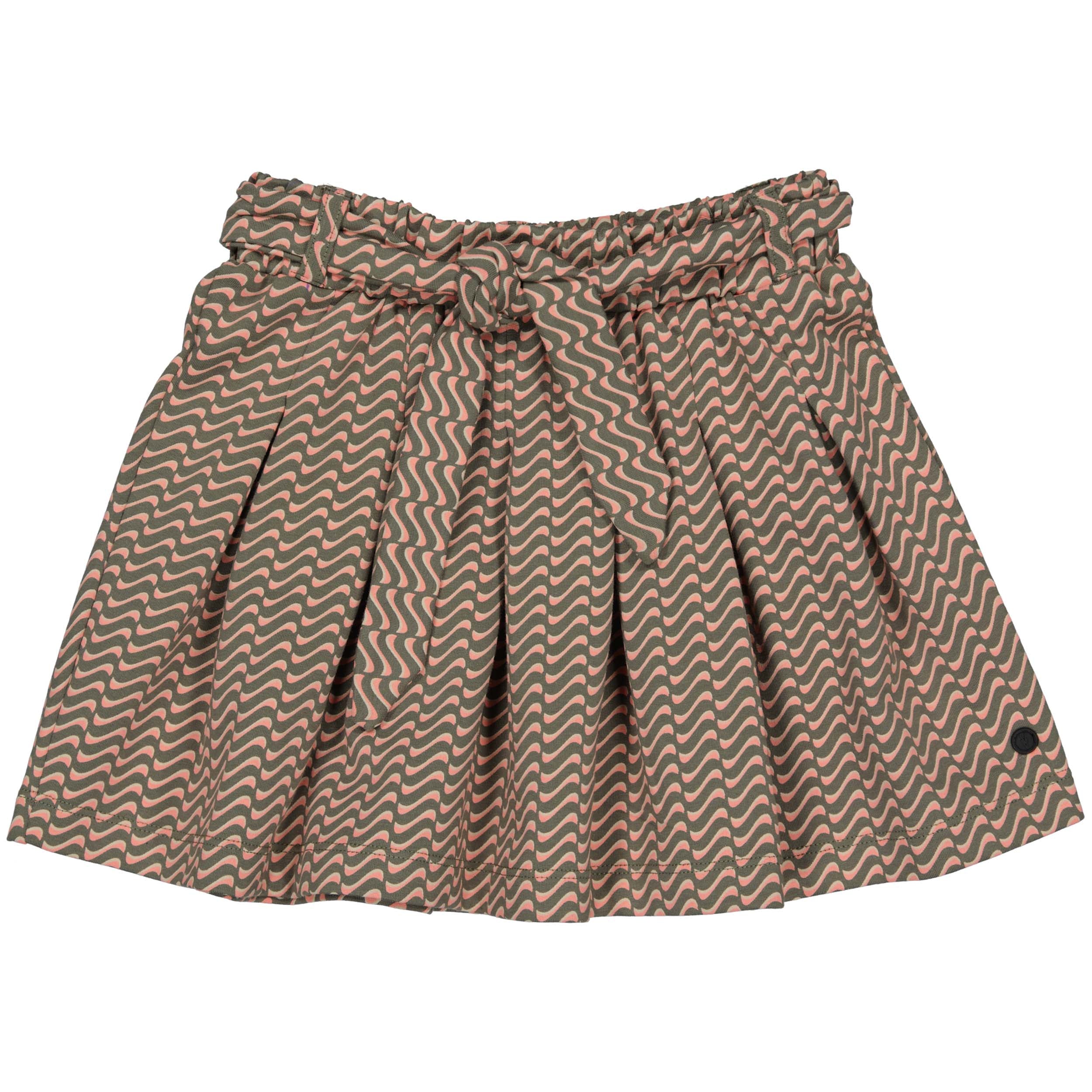 SKIRT | AOP Green Text