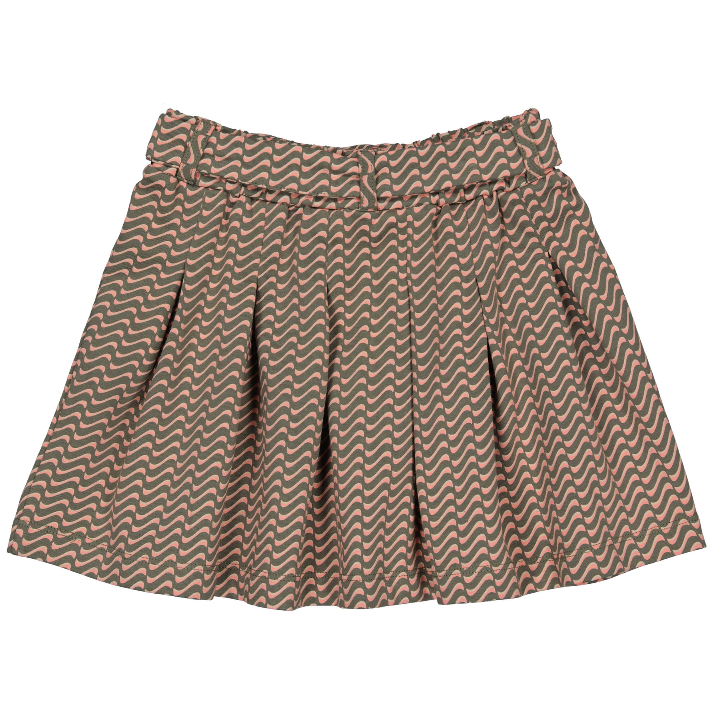 SKIRT | AOP Green Text