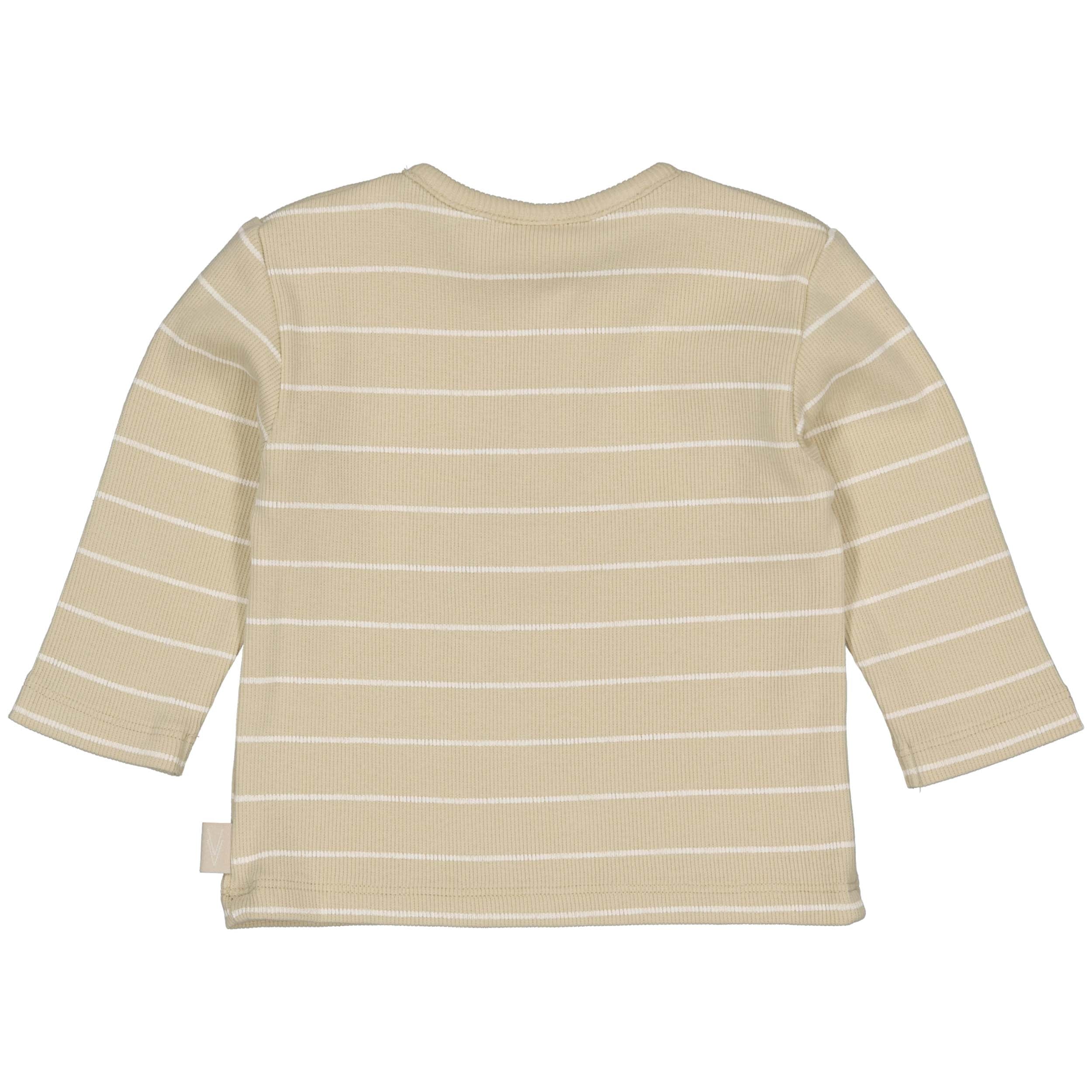 Shirt Cream with stripes | AOP Off White Stripe