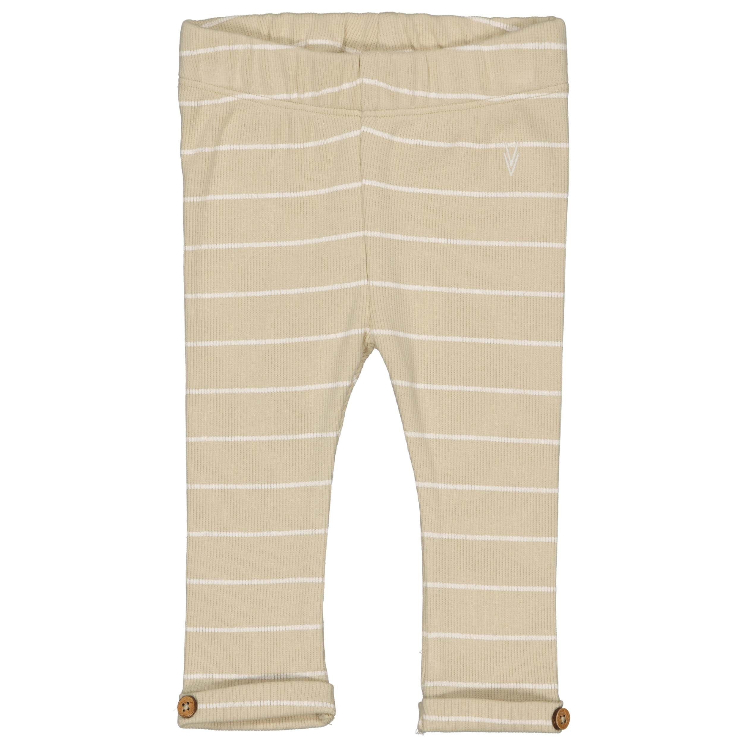 Pants Cream with stripes | AOP Off White Stripe