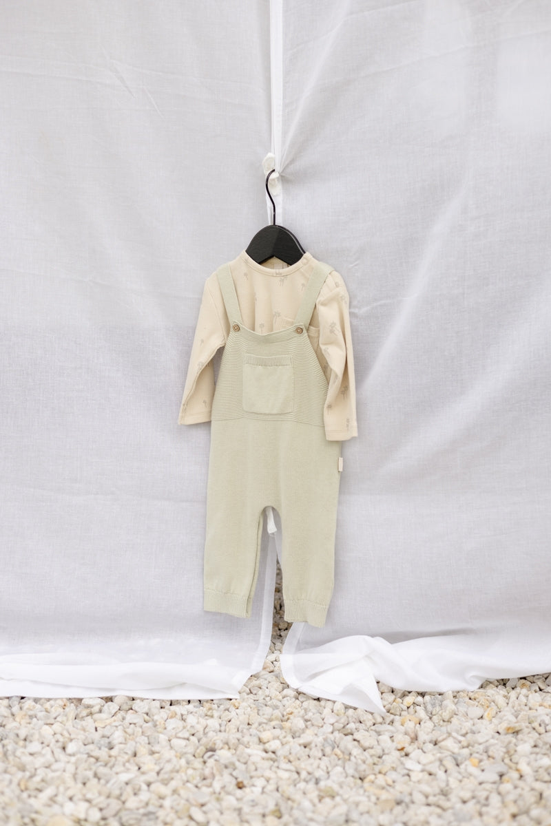 Dungarees Green | Soft Green