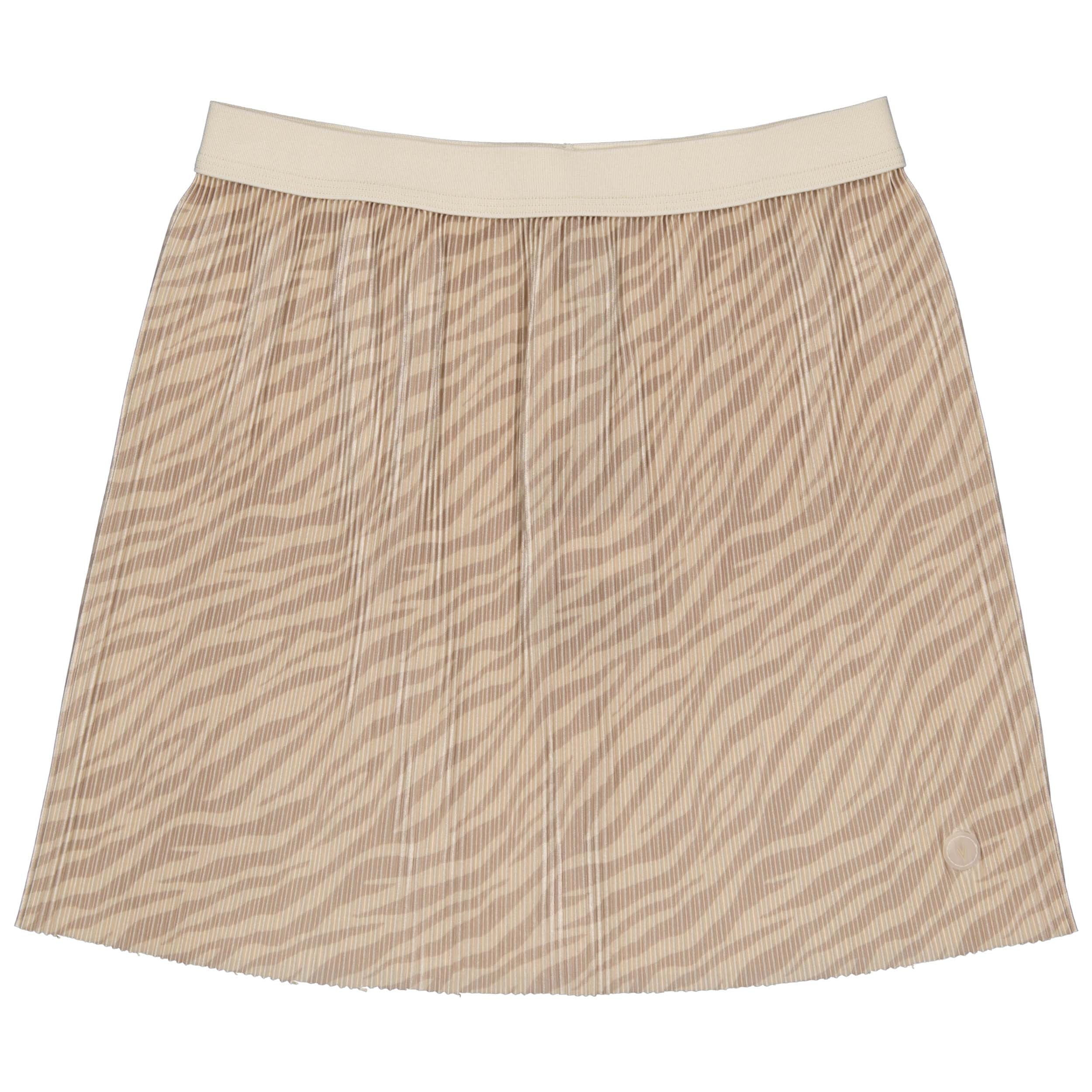 Skirt Cream Zebra print | AOP Sand Animal