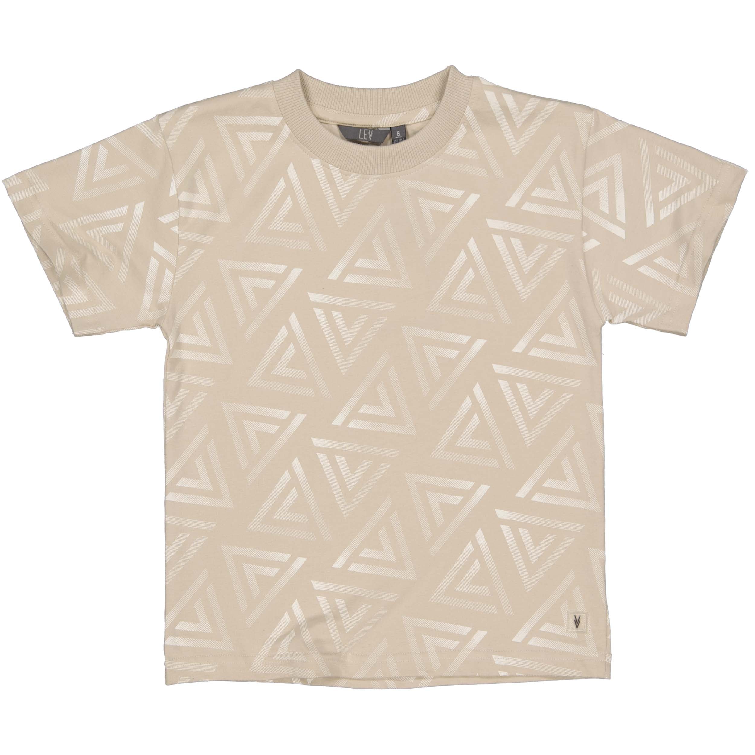 Shirt Cream | AOP Sand Graphic