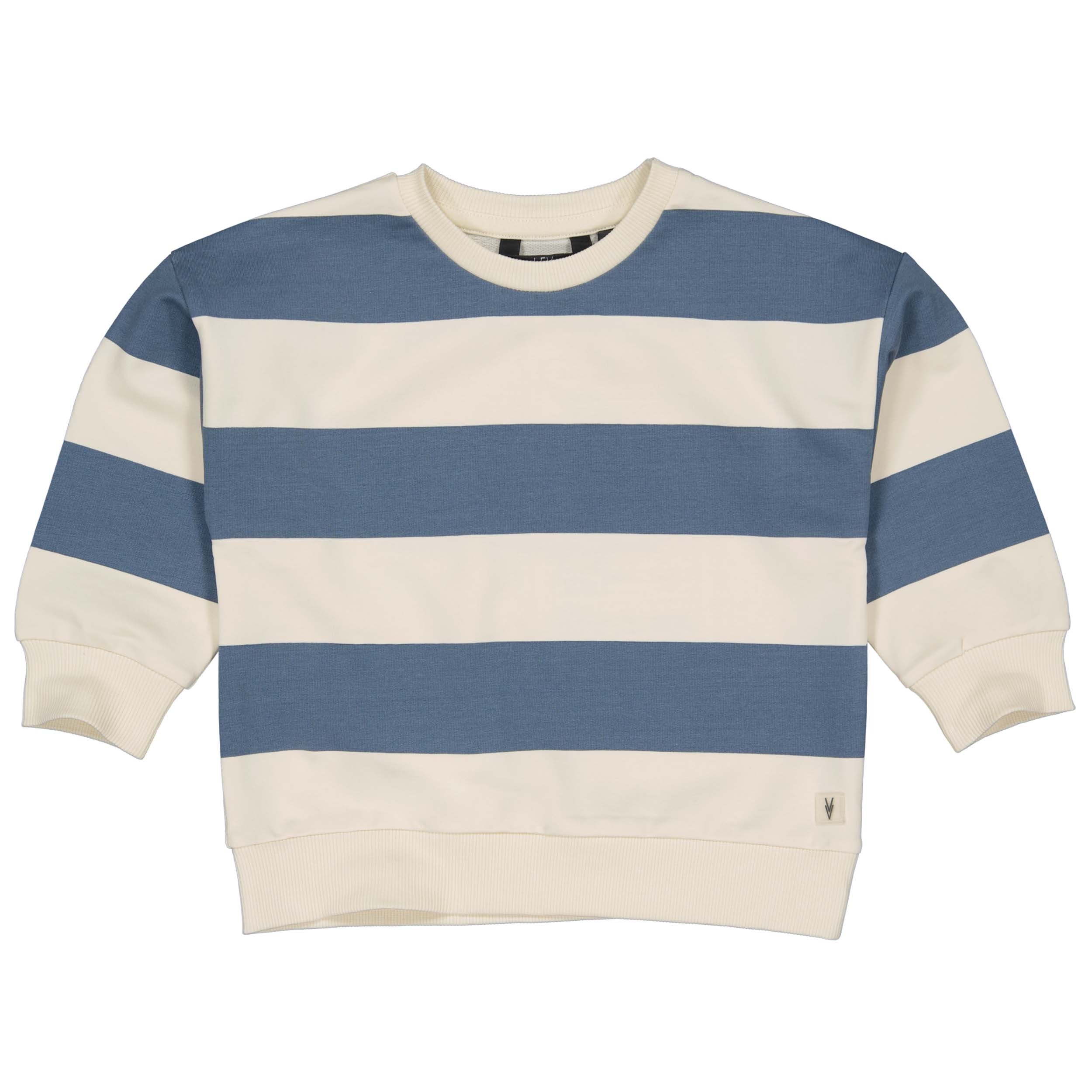 SWEATER | AOP Taupe Stripe