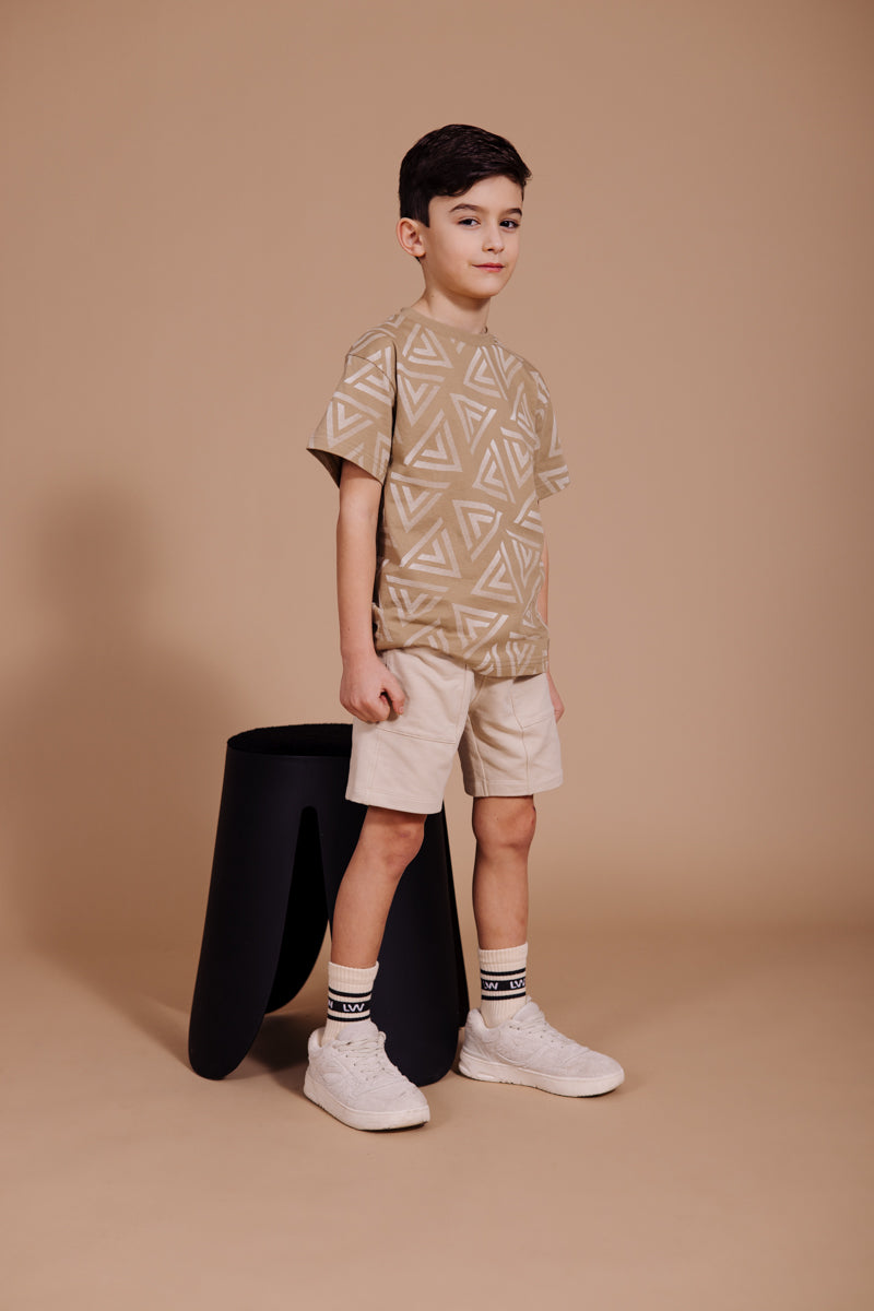 SHIRT | AOP Green Graphic