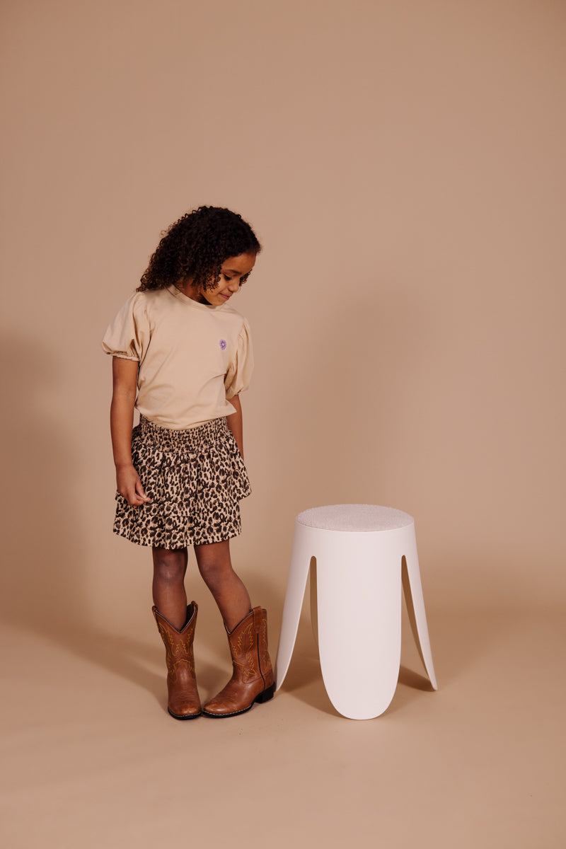 SKIRT | AOP Taupe Animal