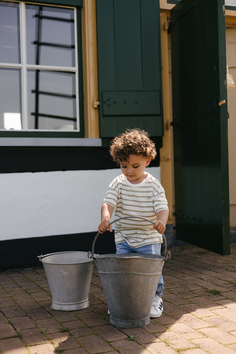 Shirt gestreept | AOP White Stripe
