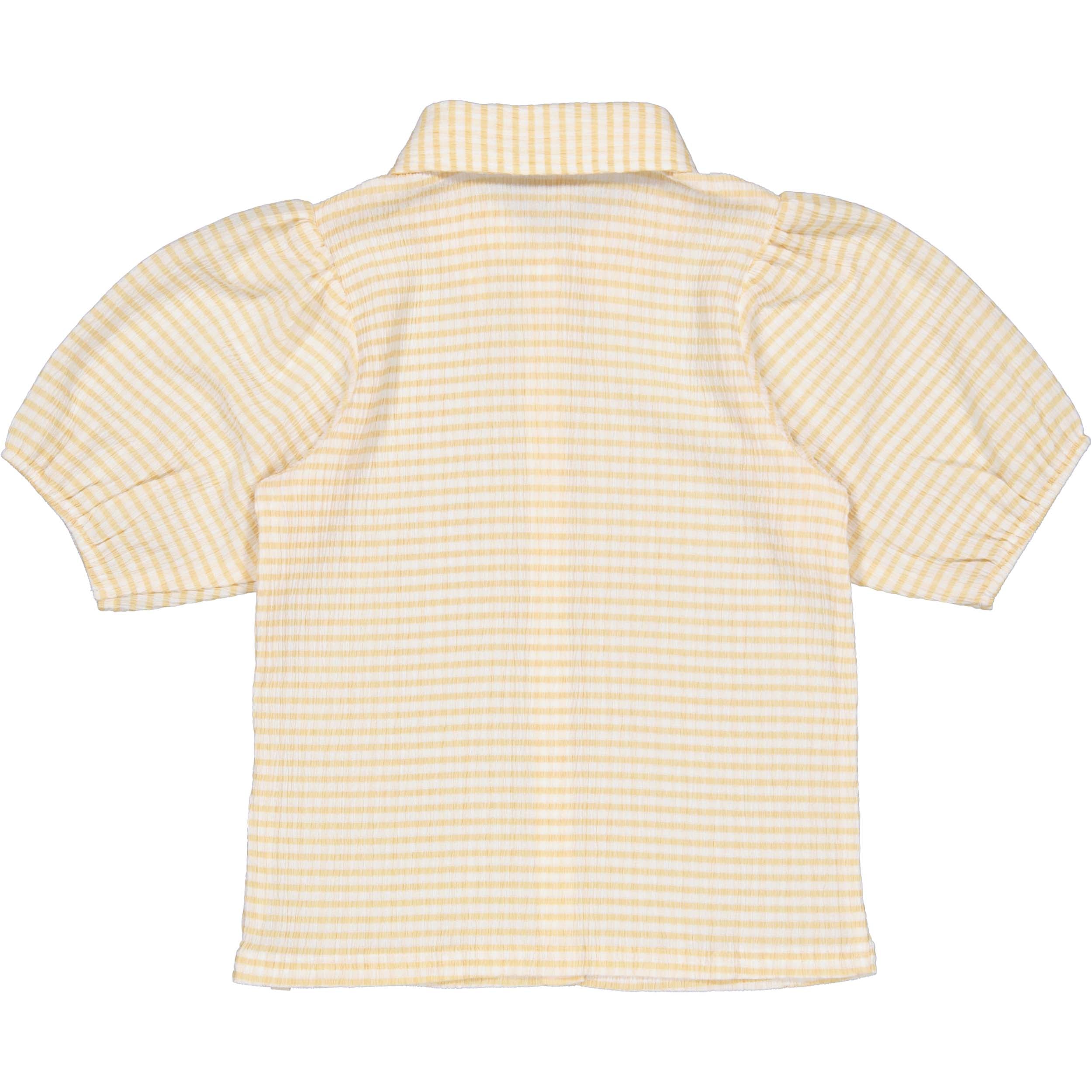 Blouse geruit | AOP Yellow Check