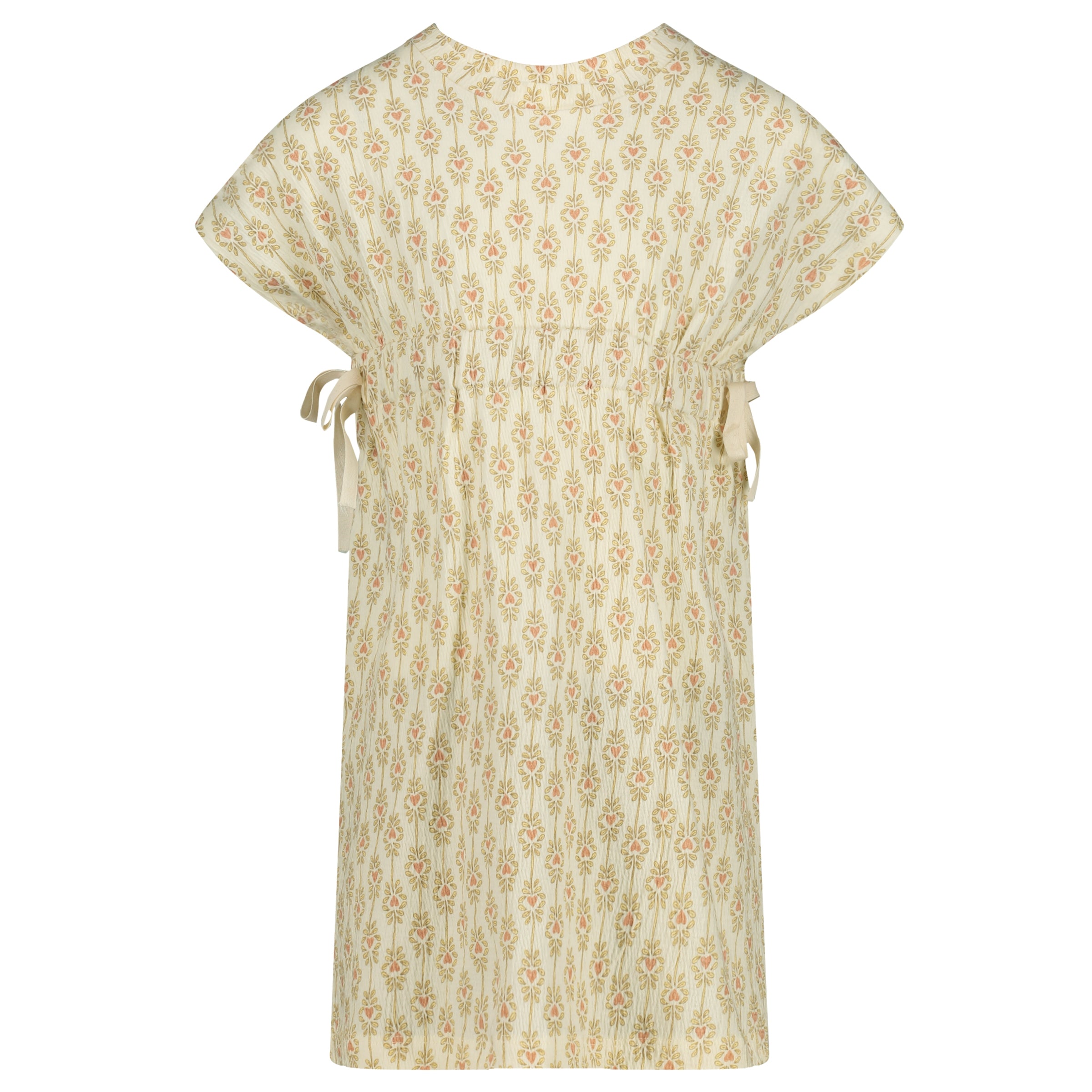 Jurk geel met print | AOP Yellow Sketch