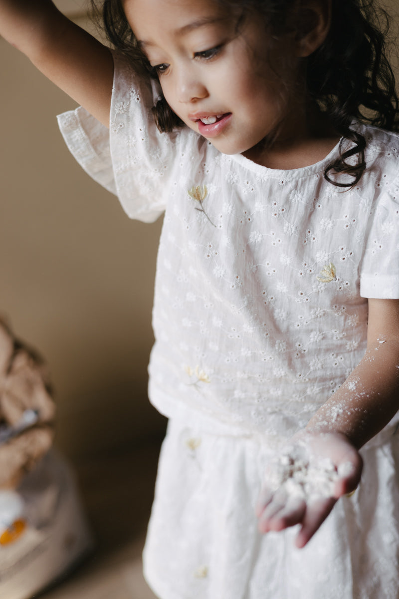 Blouse wit | White Pearl